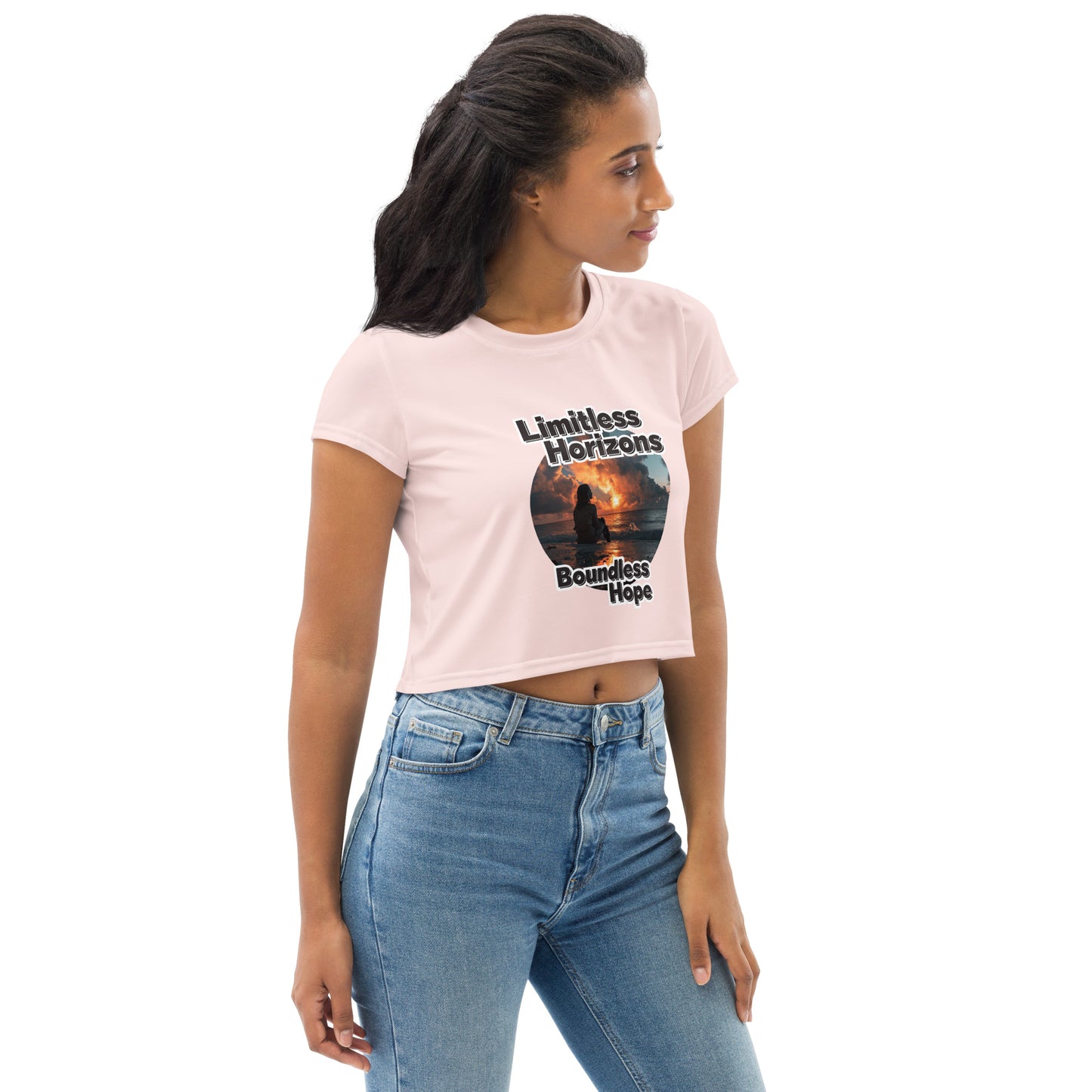 Limitless Horizon Crop Tee