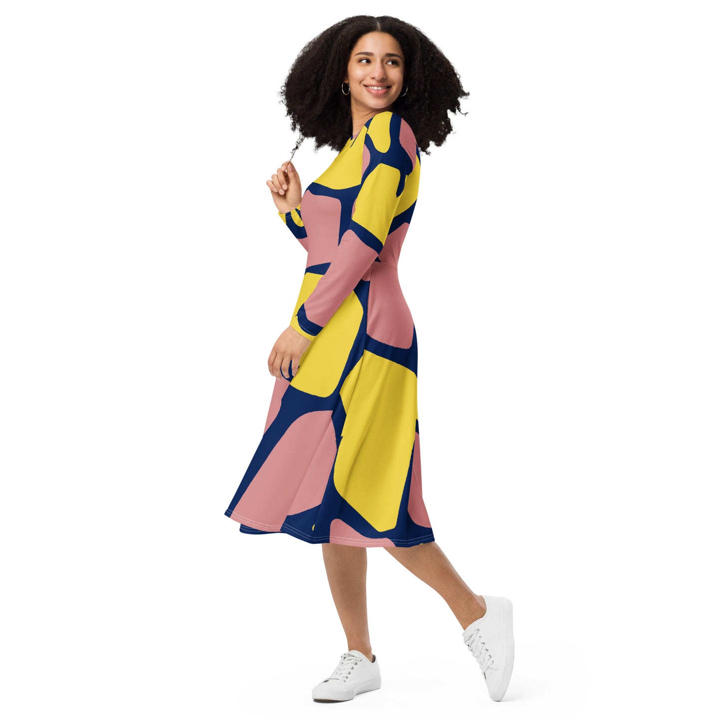 iAmputee long sleeve midi dress