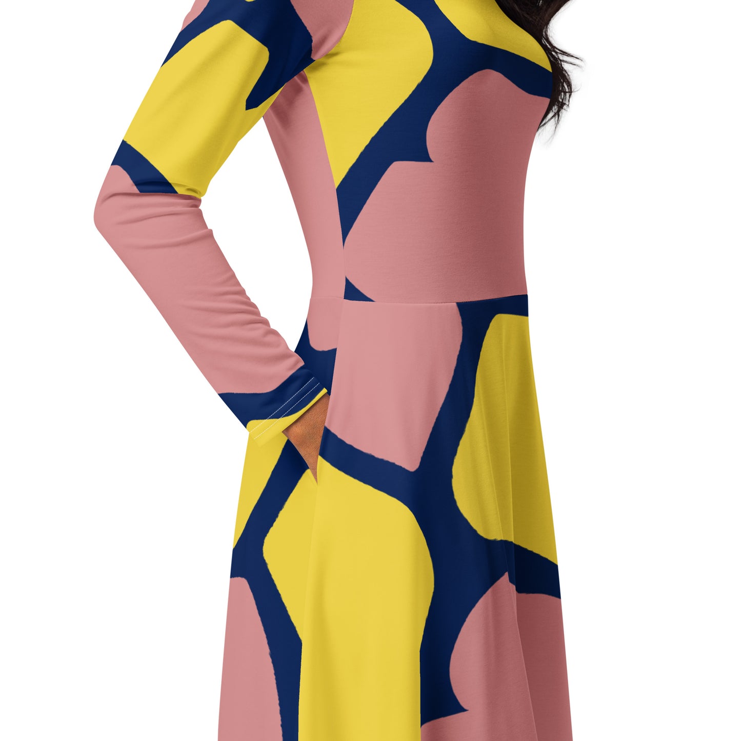iAmputee long sleeve midi dress