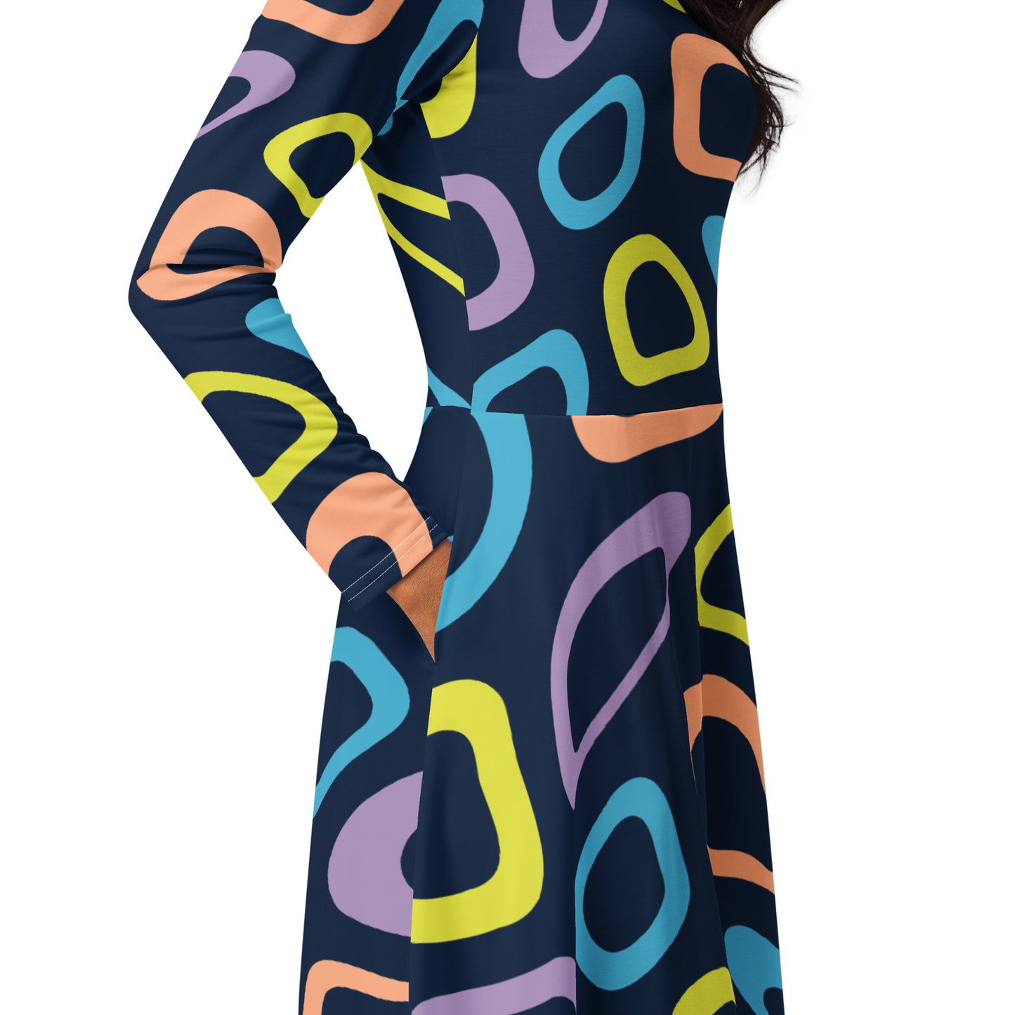 iAmputee long sleeve midi dress