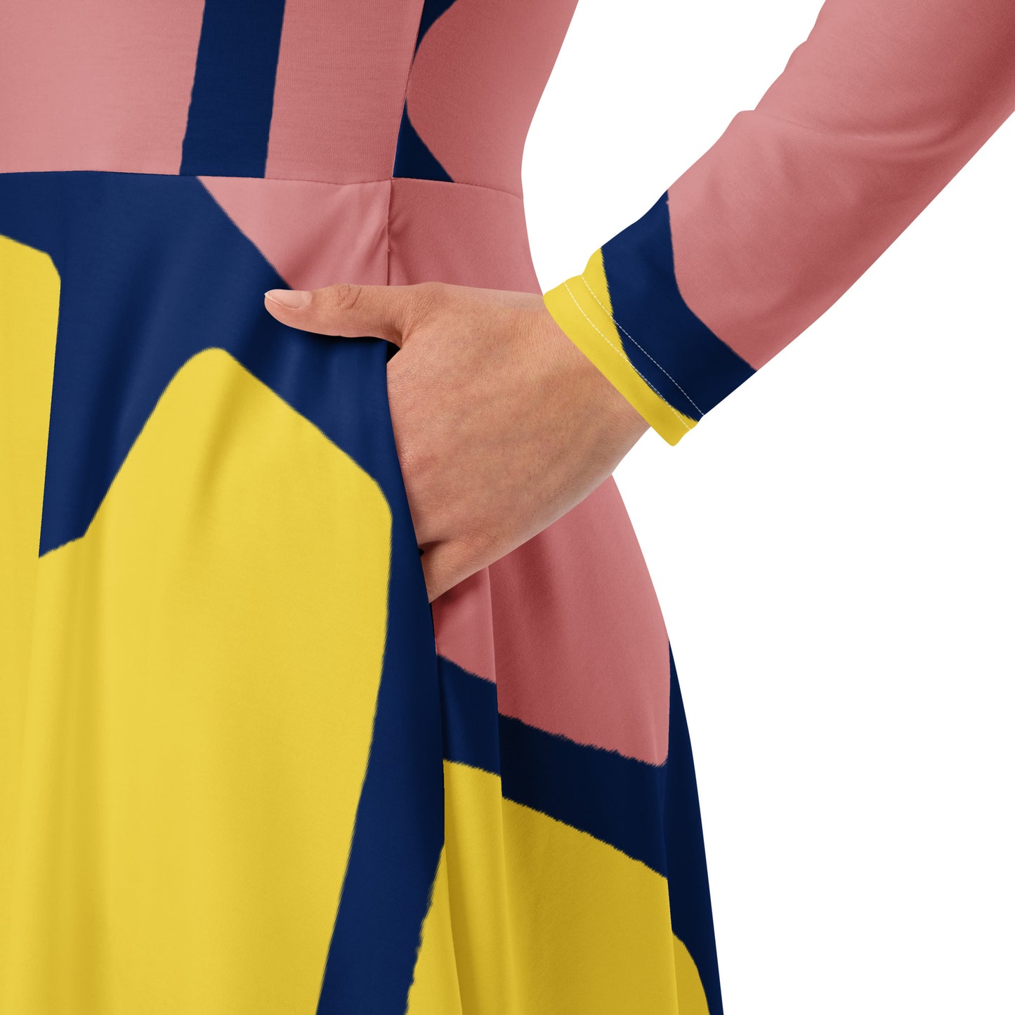 iAmputee long sleeve midi dress