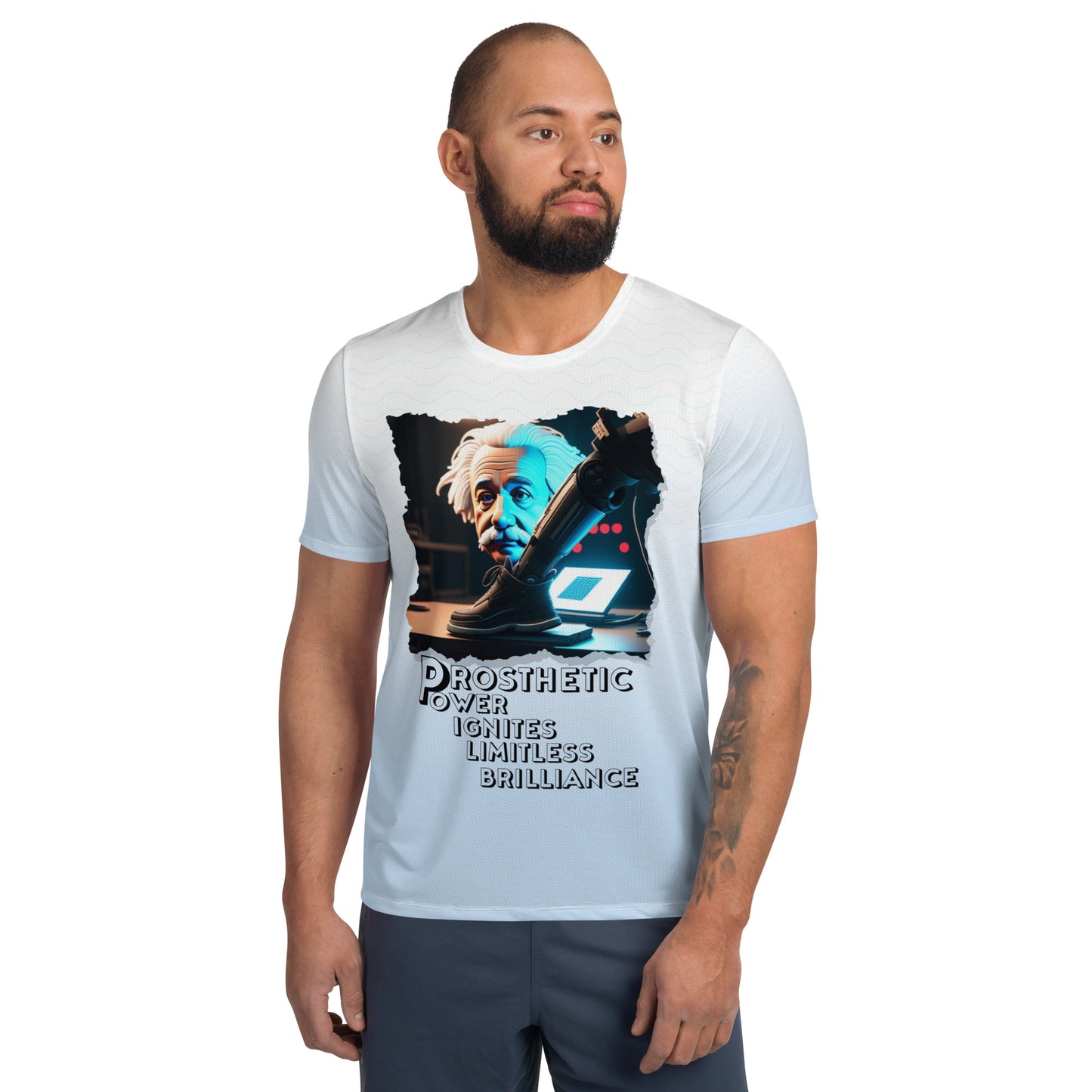 Einstein & Prosthetics Athletic T-shirt