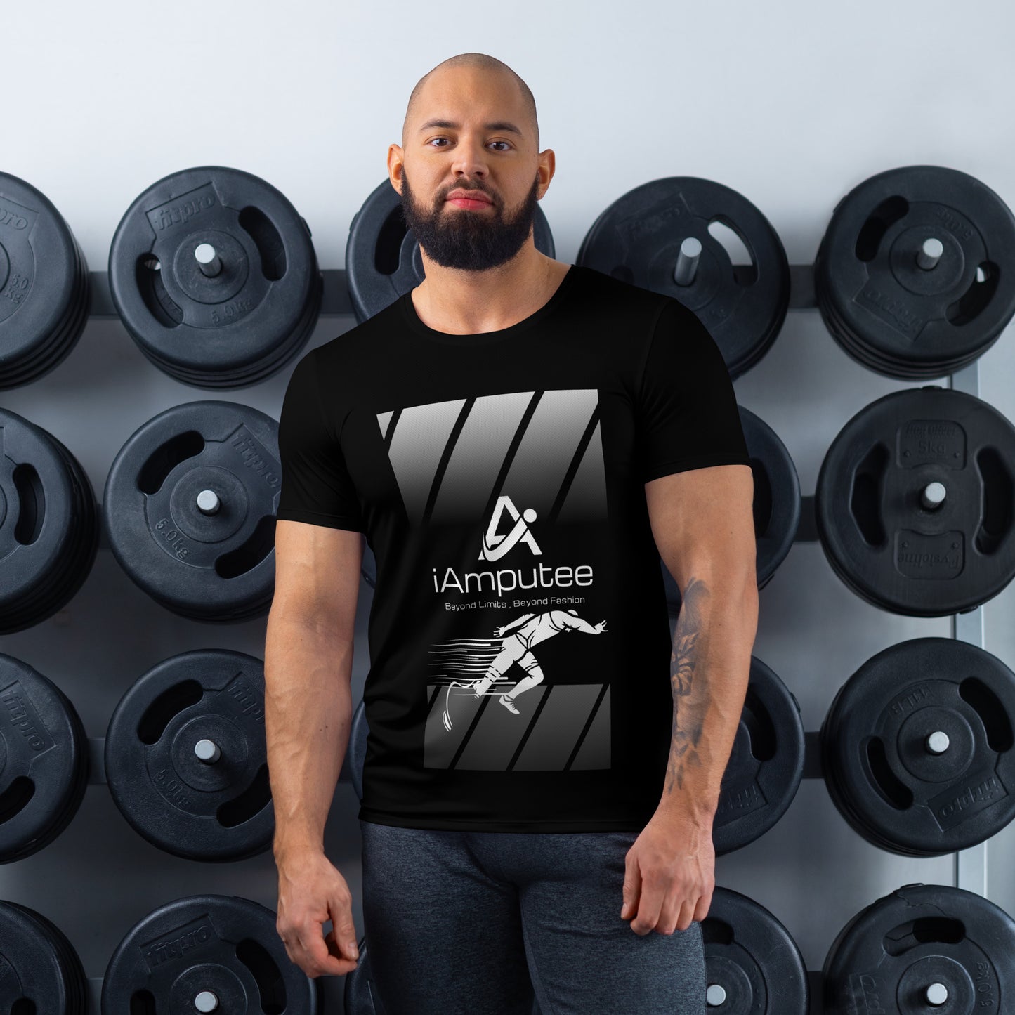 Camiseta deportiva iAmputee para hombre