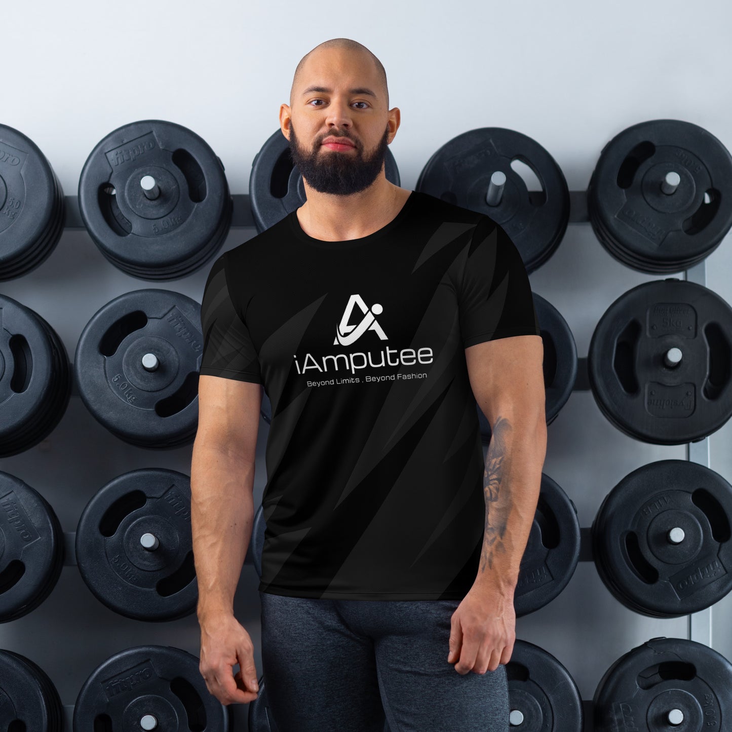Camiseta deportiva iAmputee Paralympics para hombre