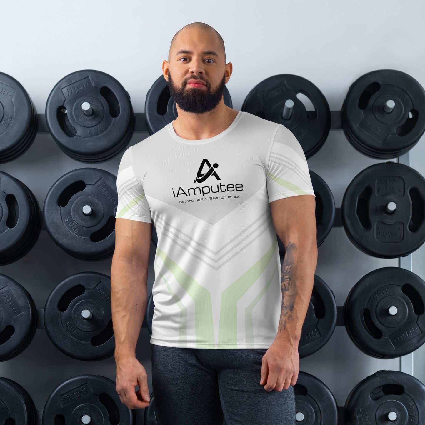 Camiseta esportiva masculina iAmputee
