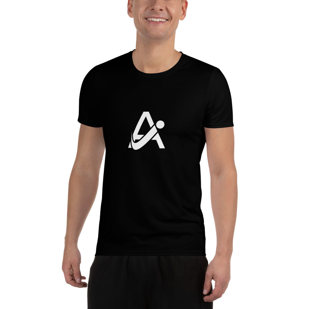 iAmputee Sports Black Men's Athletic T-shirt