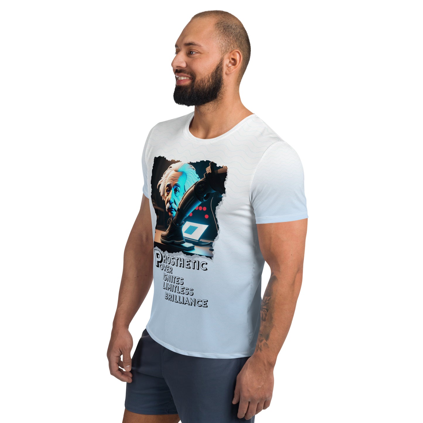 Einstein & Prosthetics Athletic T-shirt