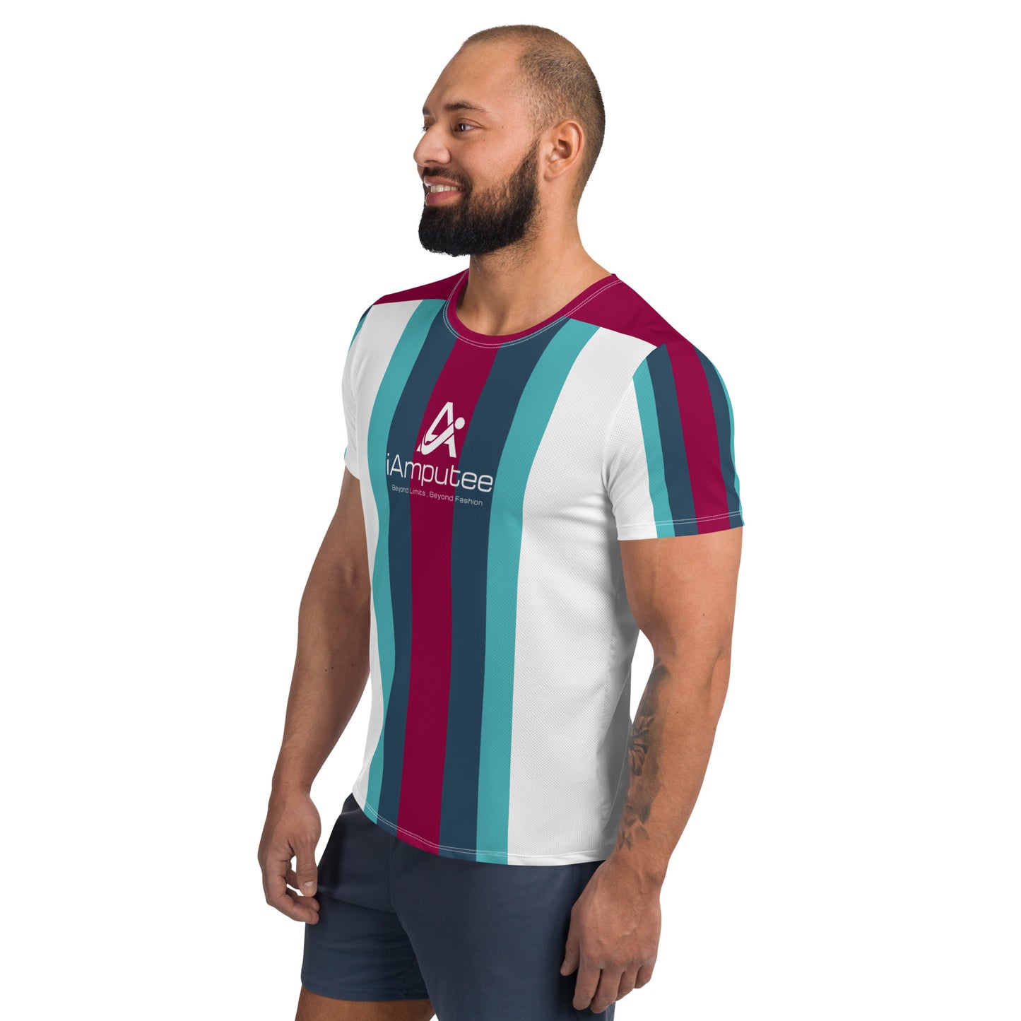 Camiseta esportiva masculina iAmputee