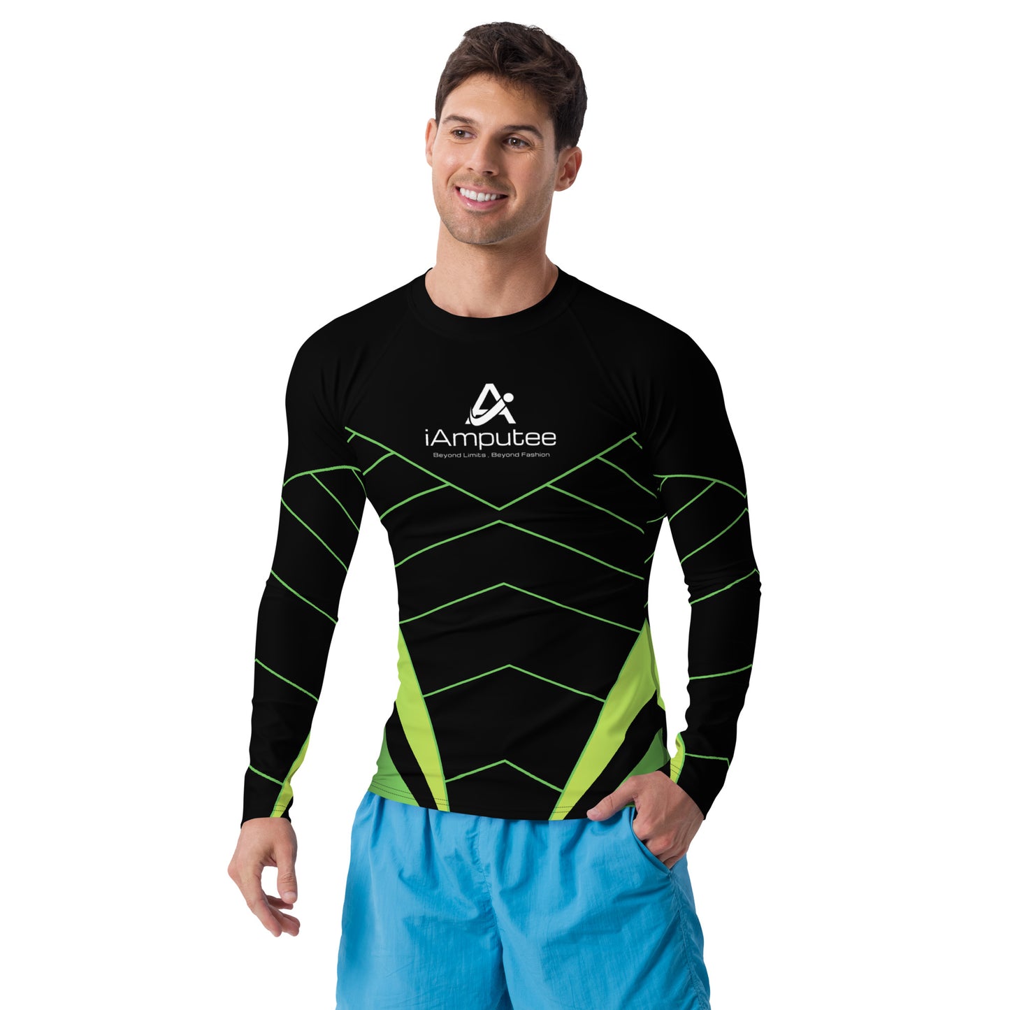 iAmputee Men's Rash Guard WaterSport