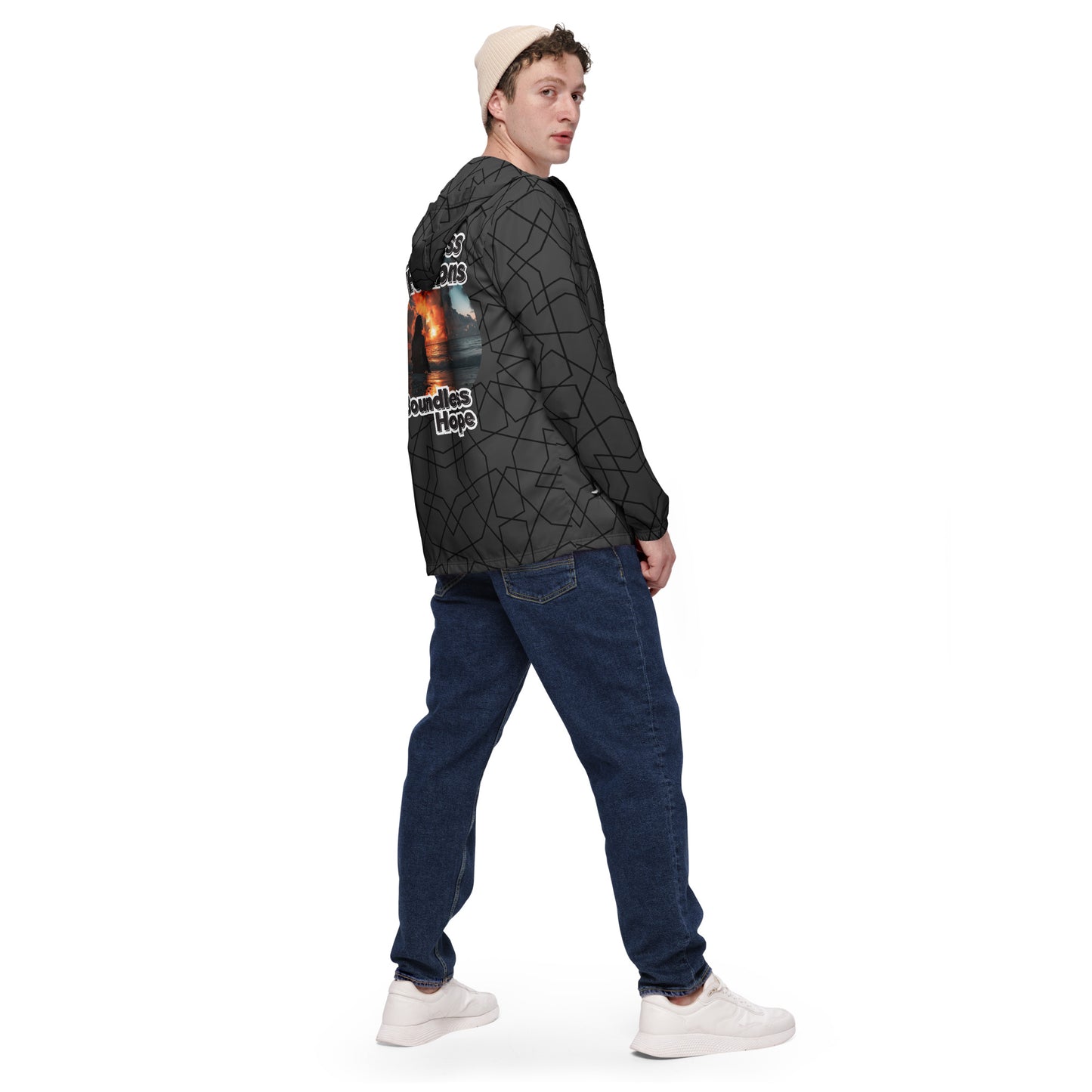 Limitless Horizons Men’s windbreaker