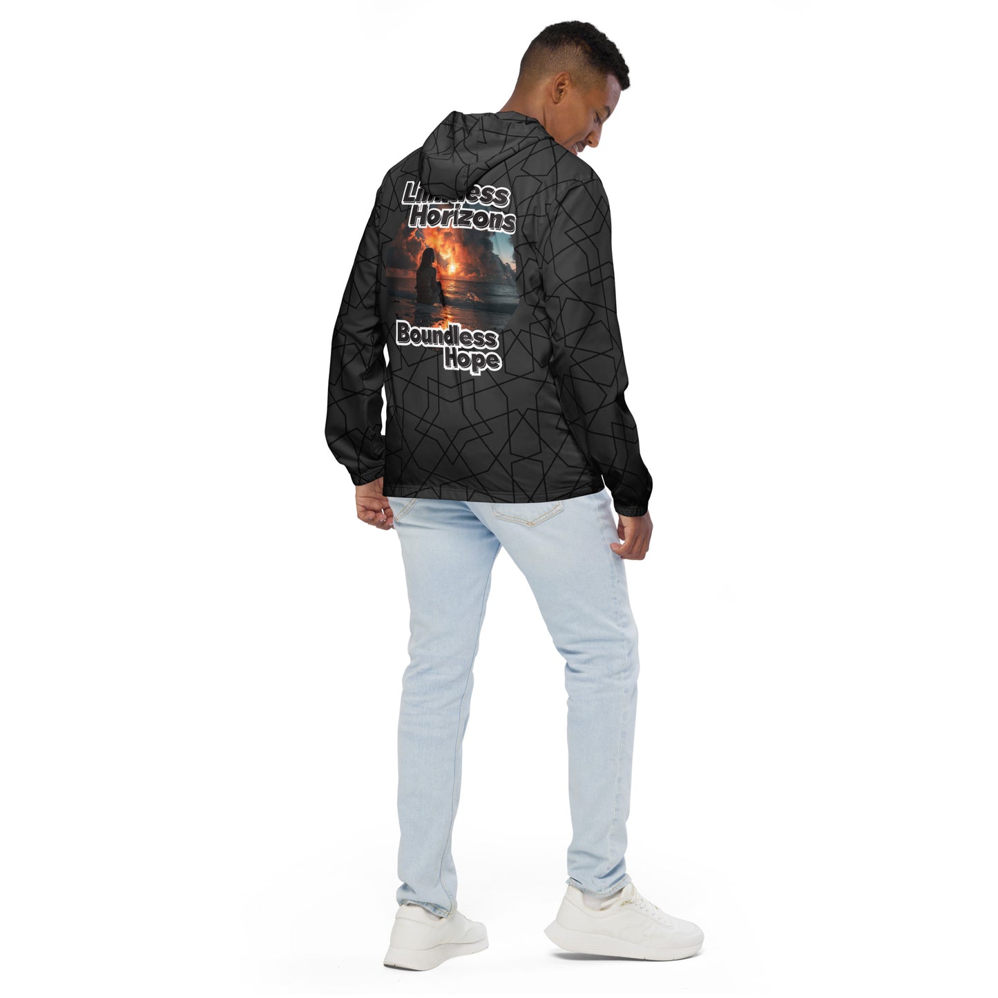 Limitless Horizons Men’s windbreaker