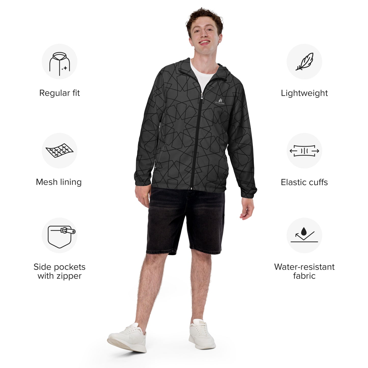 Limitless Horizons Men’s windbreaker
