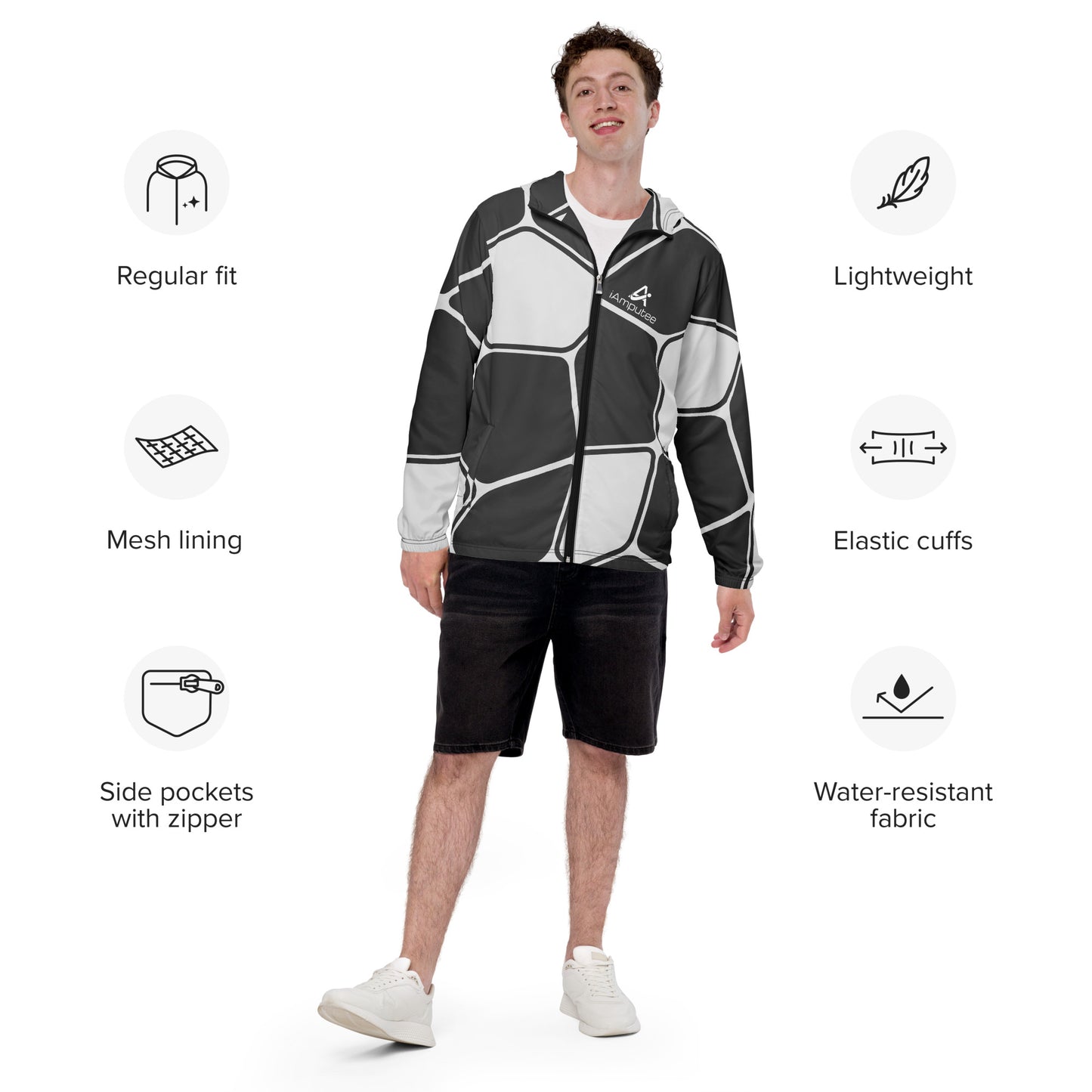 iAmputee Men’s windbreaker