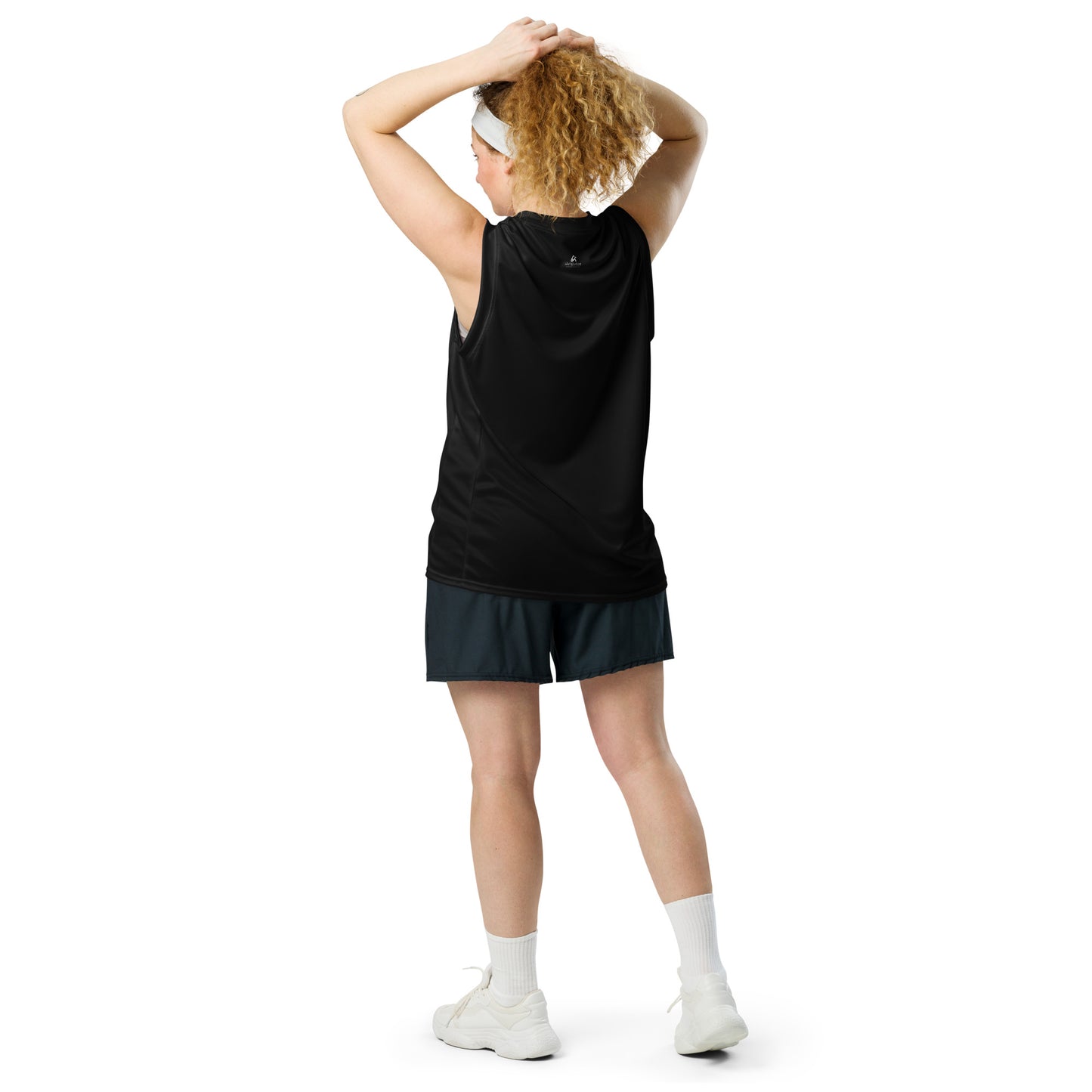 Prosthetic Runner unisex basketball jersey
