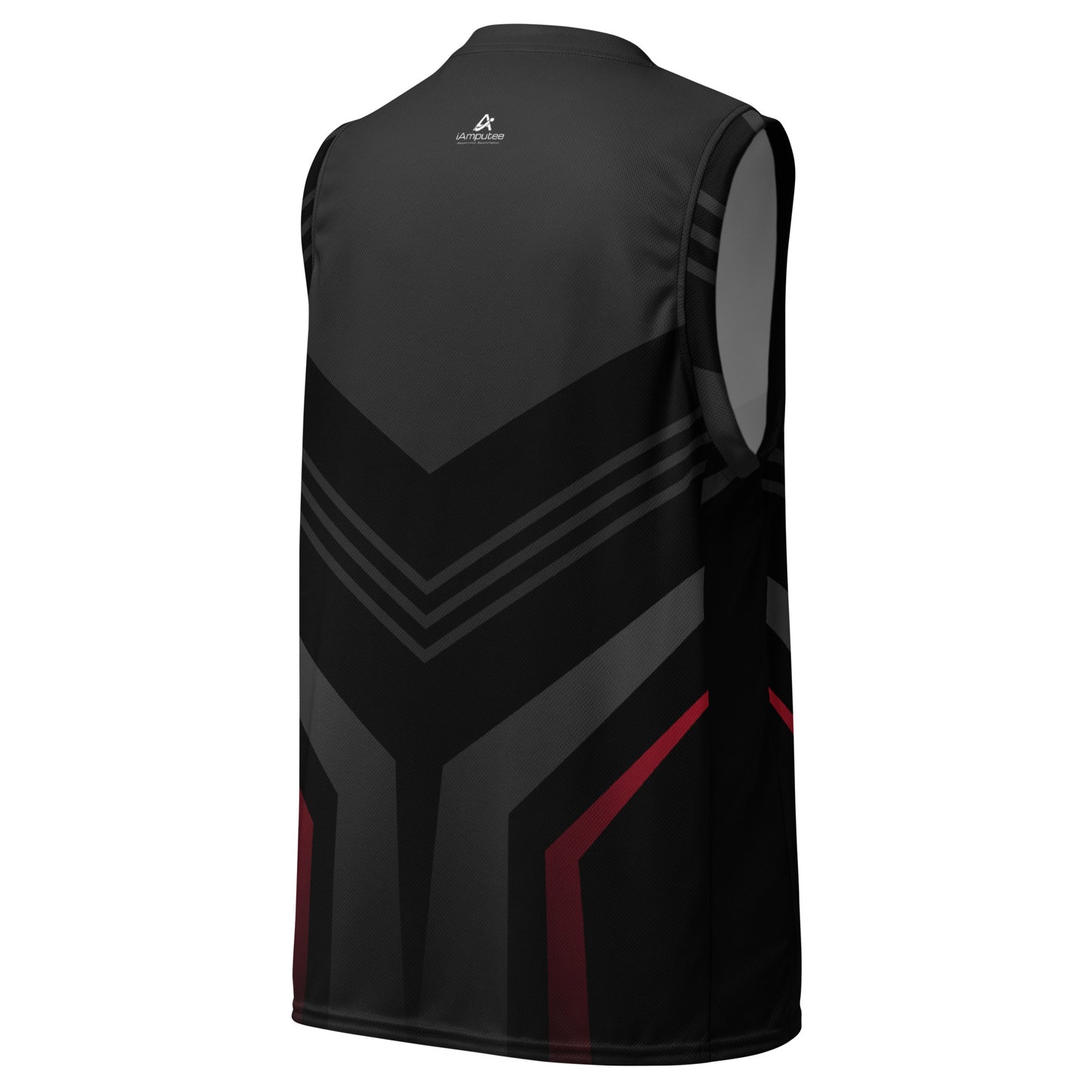 iAmputee Black basketball jersey