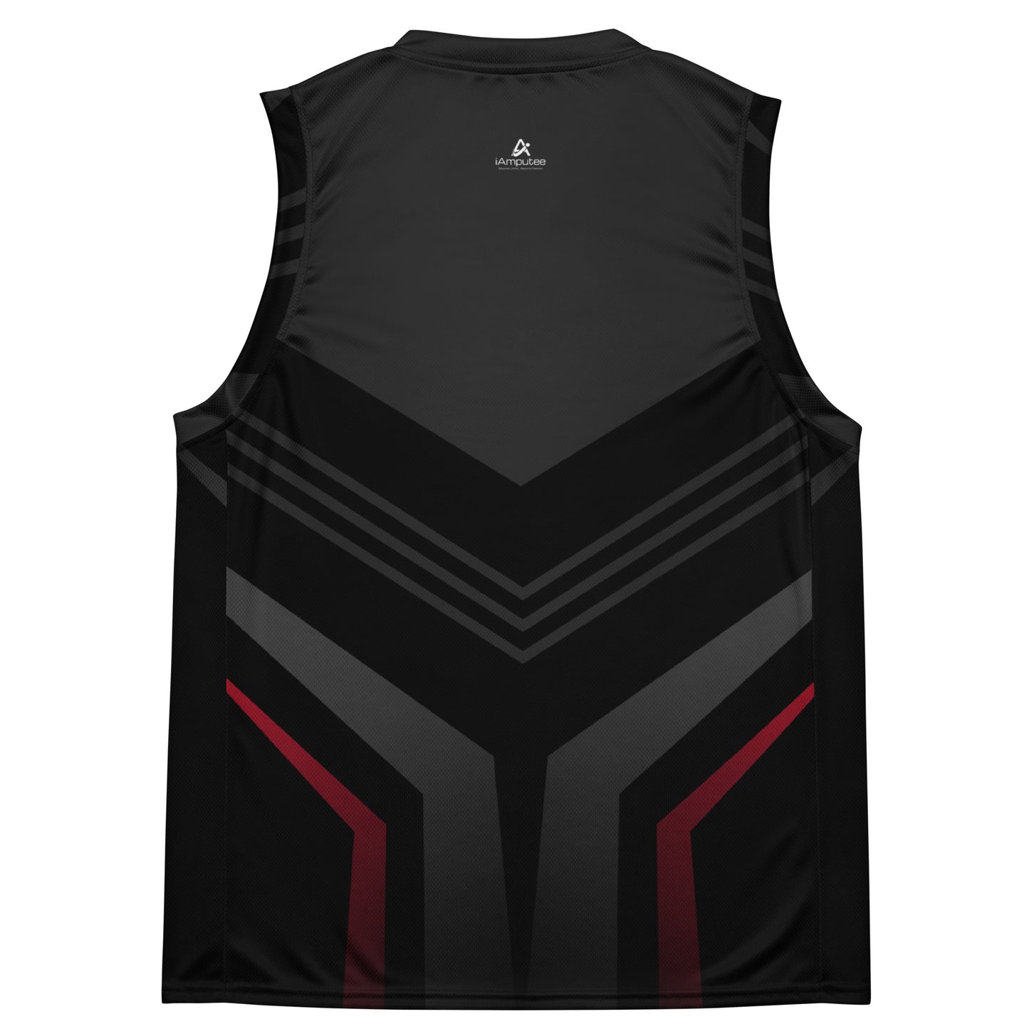 iAmputee Black basketball jersey