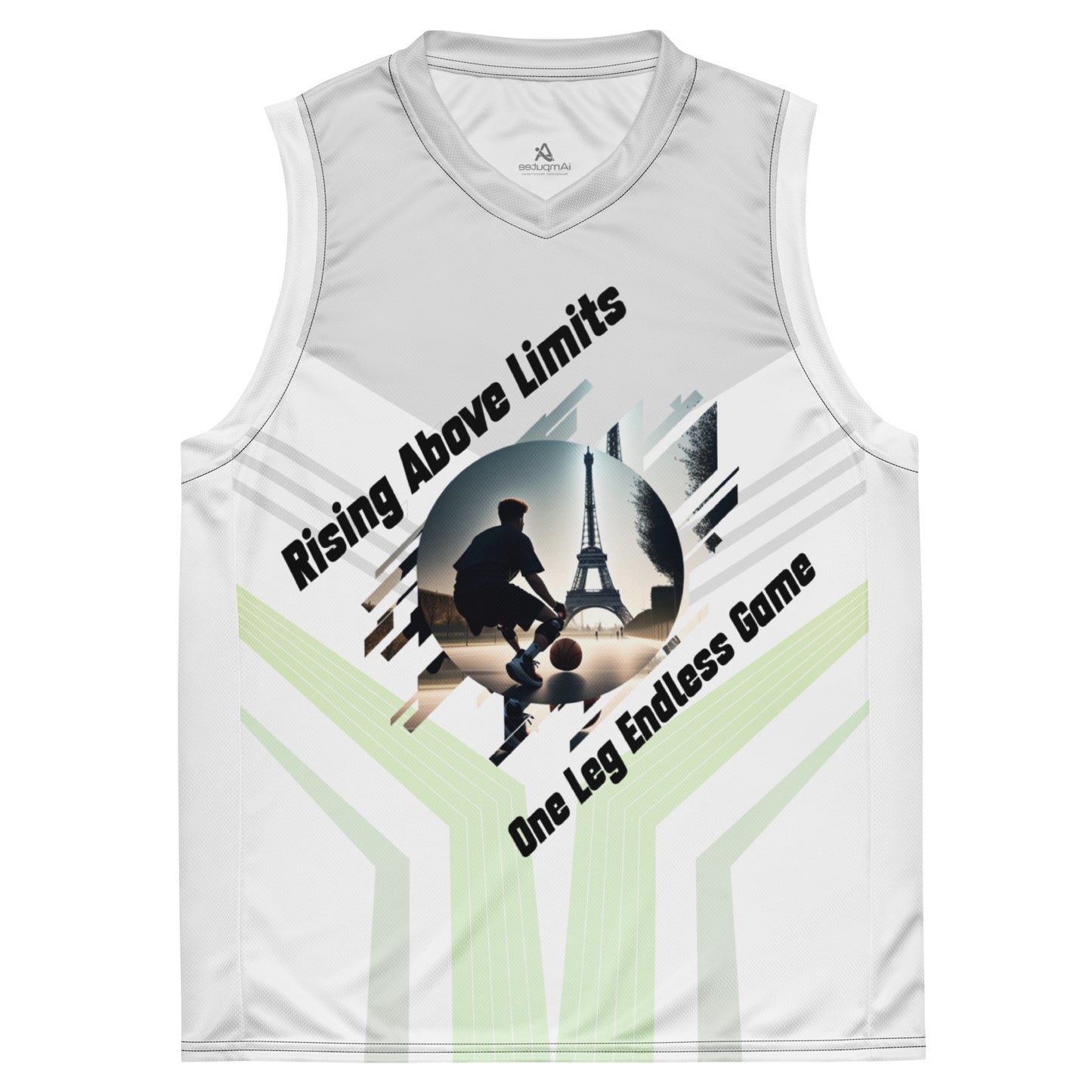 Prosthetic Basket on the Street basketball jersey
