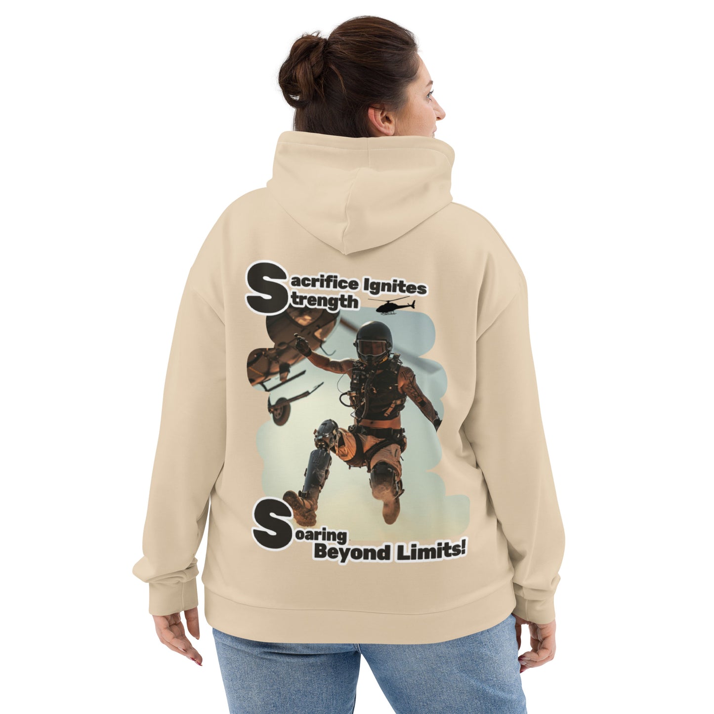 Helicopter Jump Unisex Hoodie