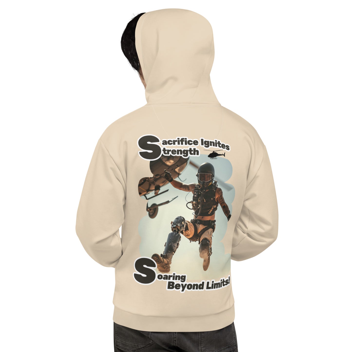 Helicopter Jump Unisex Hoodie