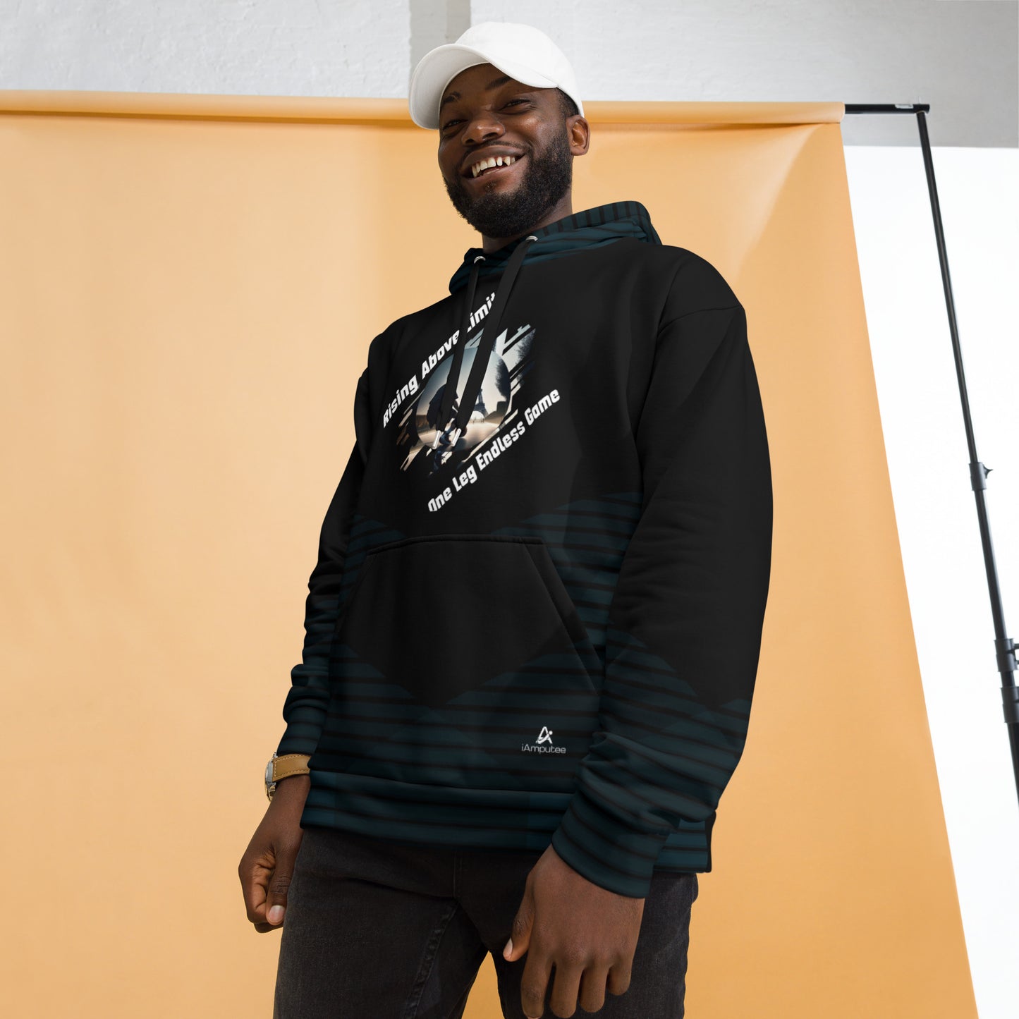 Prosthetic Basket on the Street Unisex Hoodie