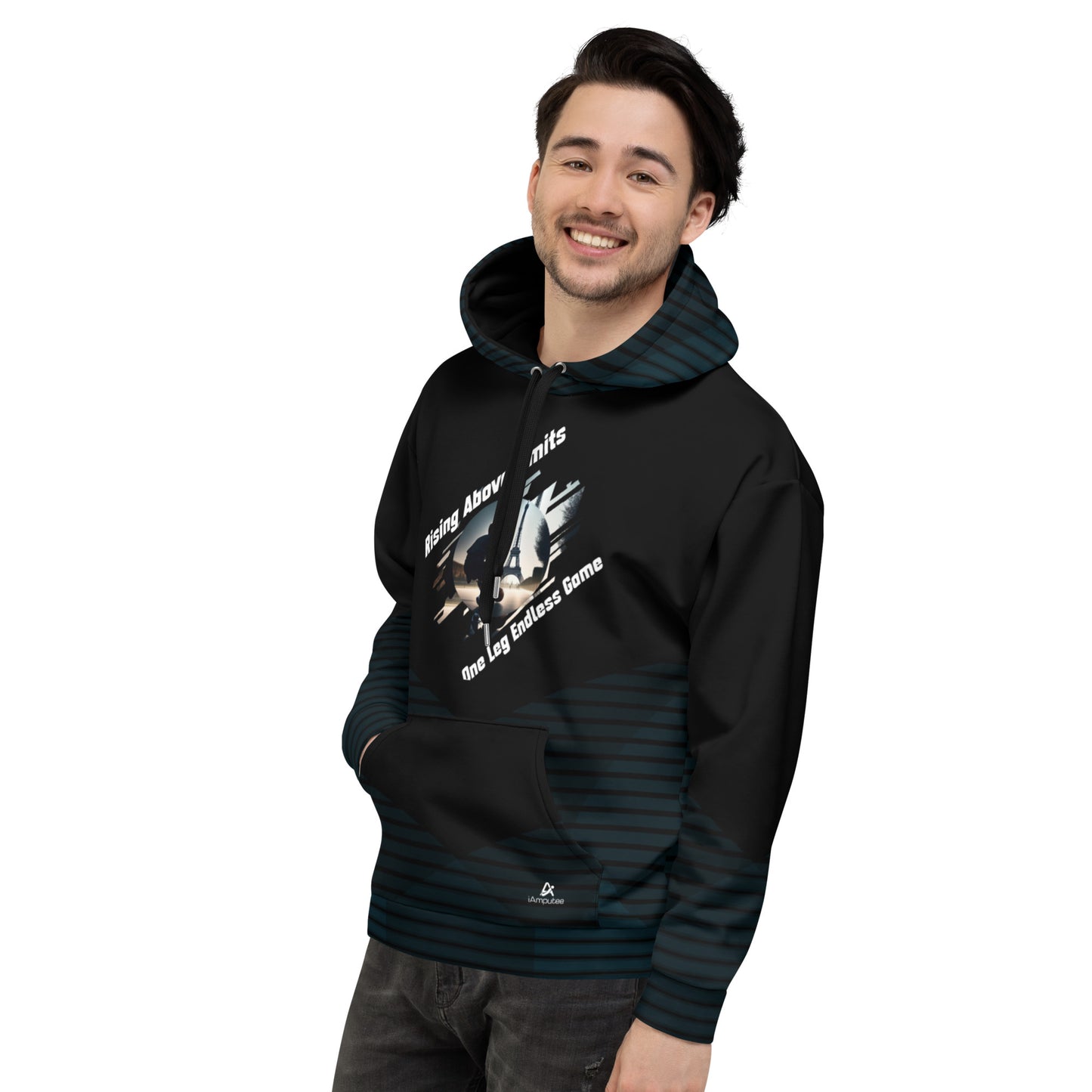 Prosthetic Basket on the Street Unisex Hoodie