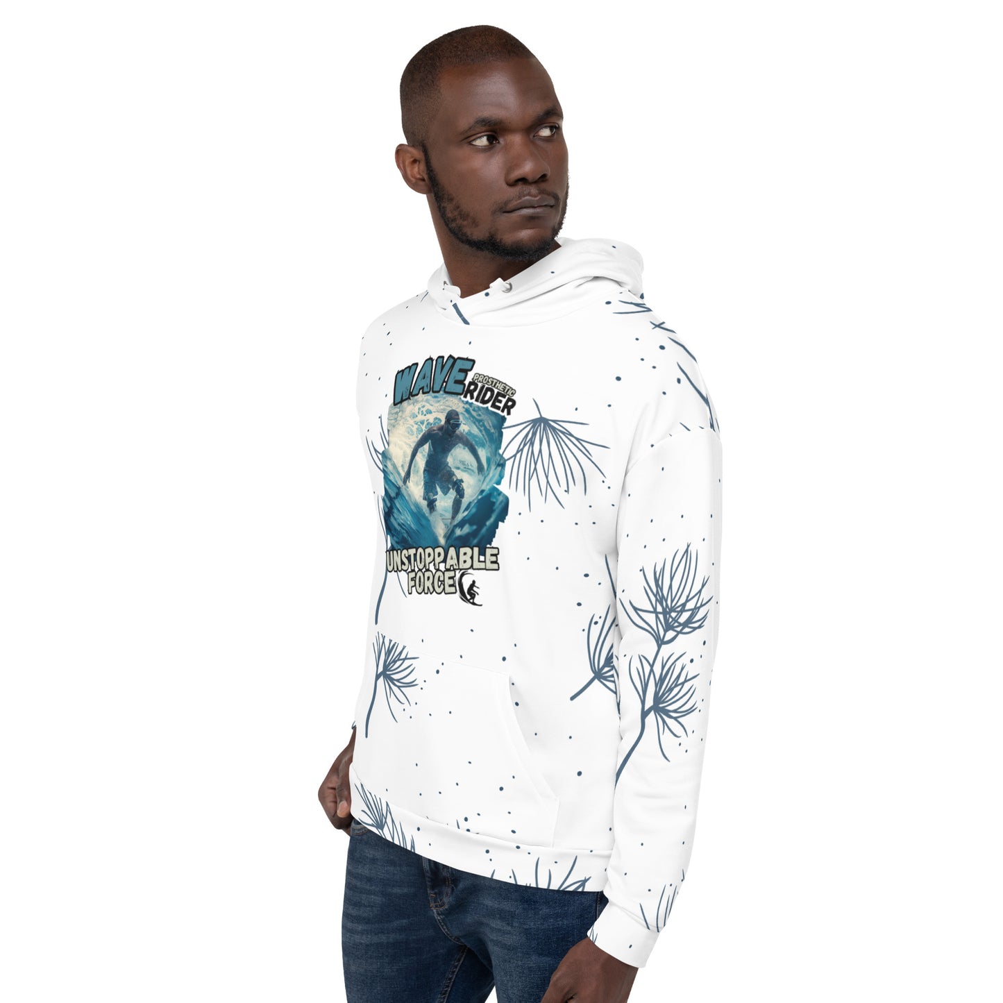 Wave Prosthetic Rider Unisex Hoodie