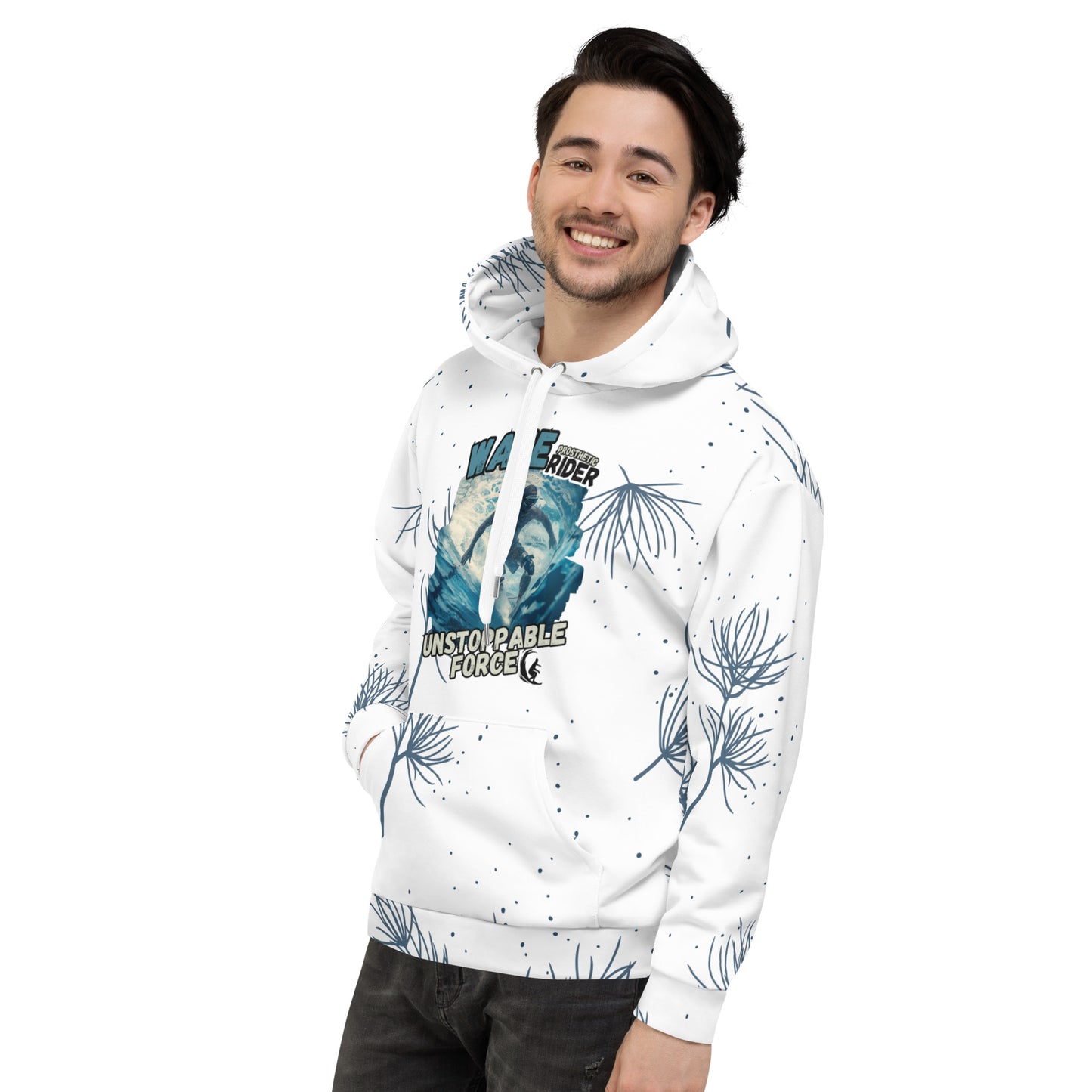 Wave Prosthetic Rider Unisex Hoodie