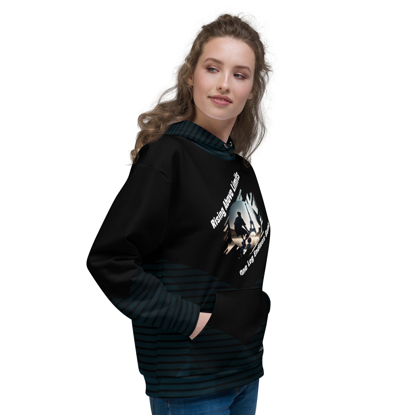 Prosthetic Basket on the Street Unisex Hoodie