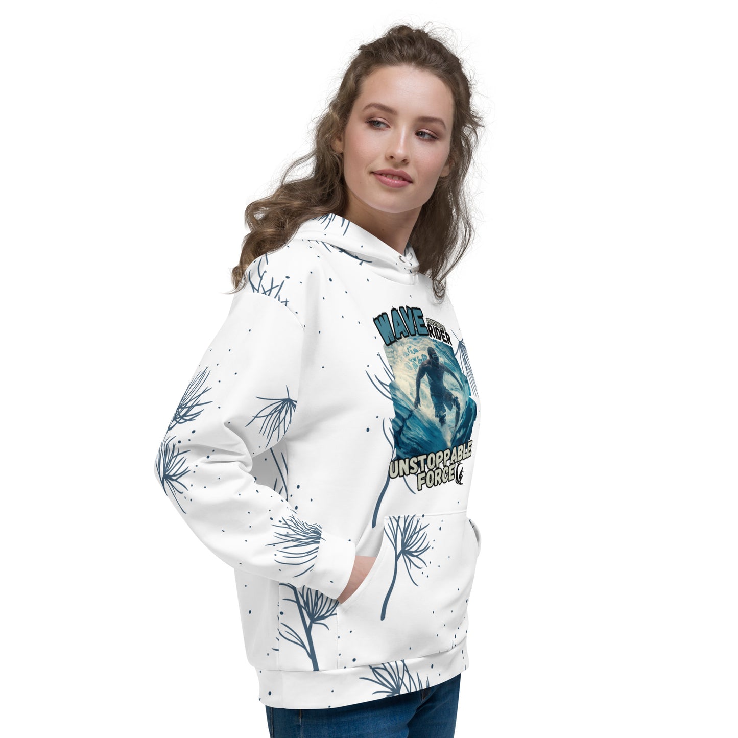 Wave Prosthetic Rider Unisex Hoodie