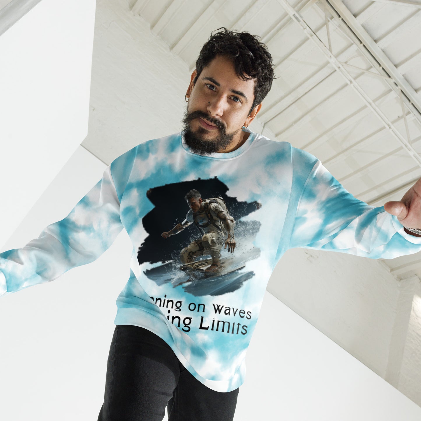 Running on Waves Unisex Sweatshirt