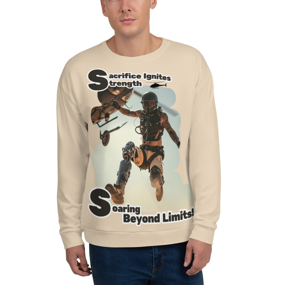 Helicopter Jump Unisex Sweatshirt