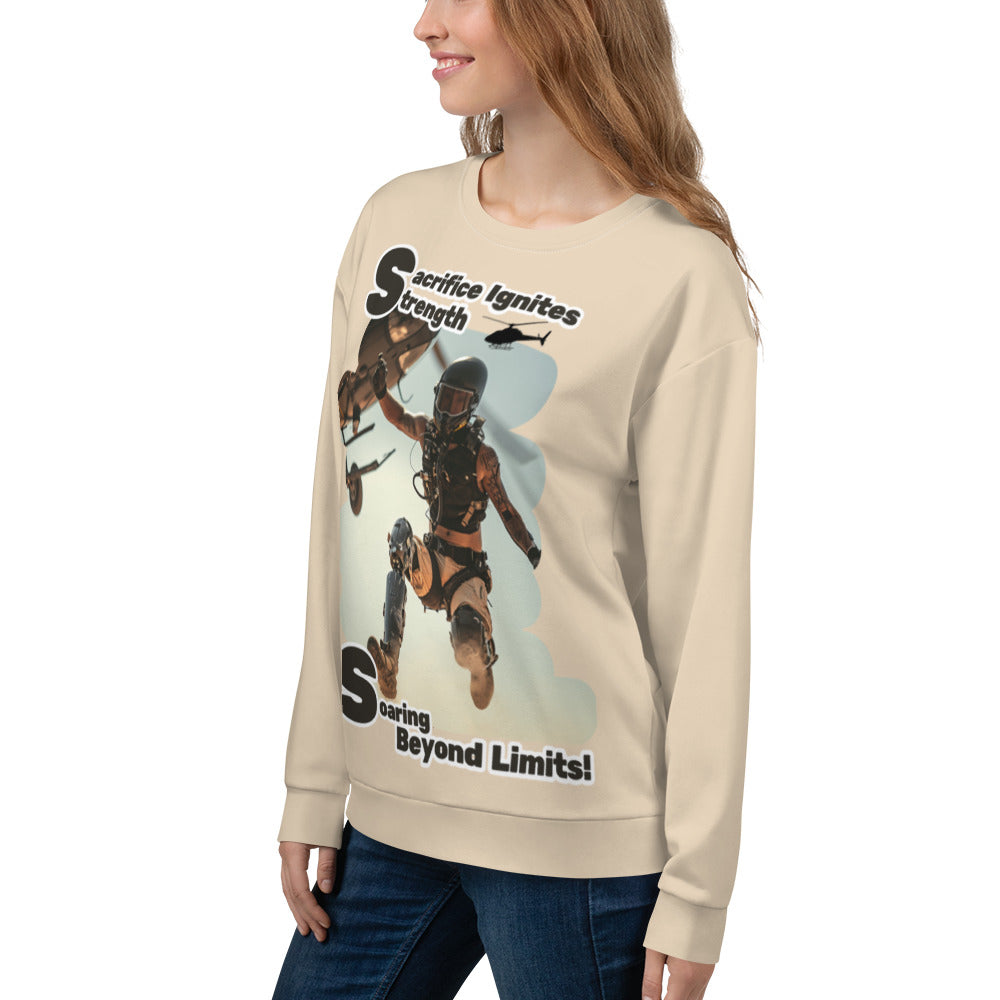 Helicopter Jump Unisex Sweatshirt