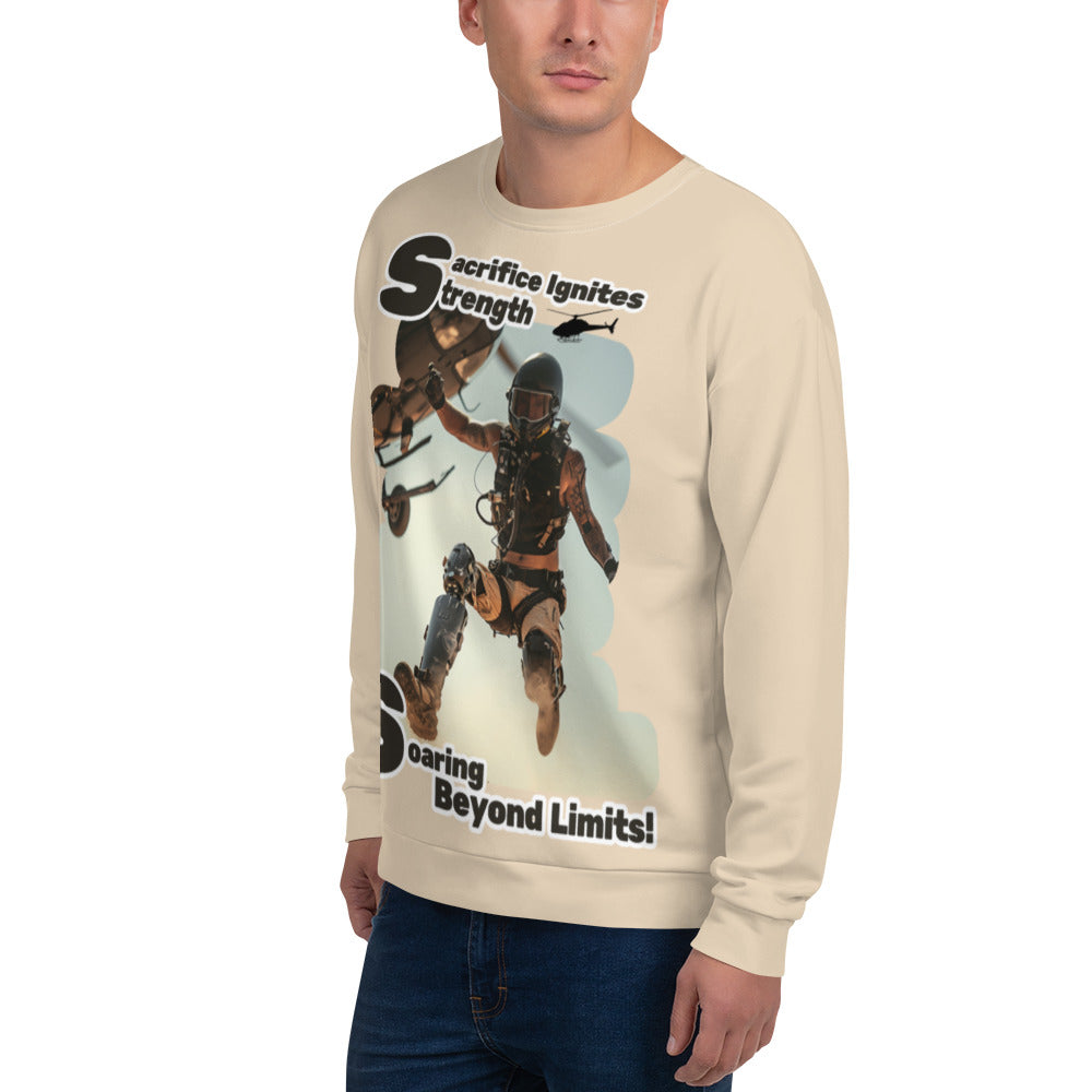 Helicopter Jump Unisex Sweatshirt