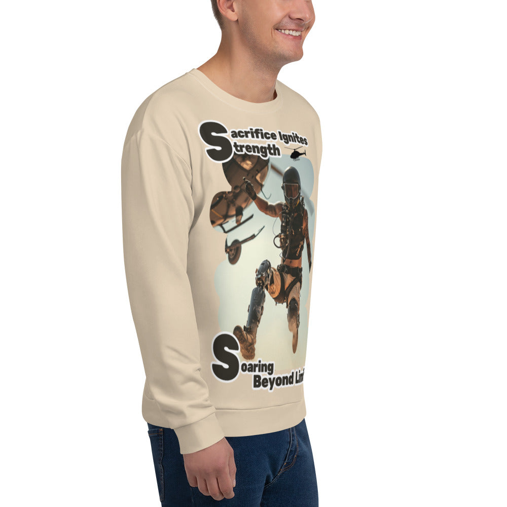 Helicopter Jump Unisex Sweatshirt