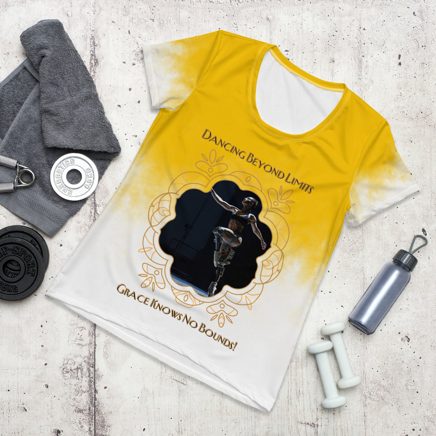 Prosthetic Ballerina Camiseta atlética de mujer