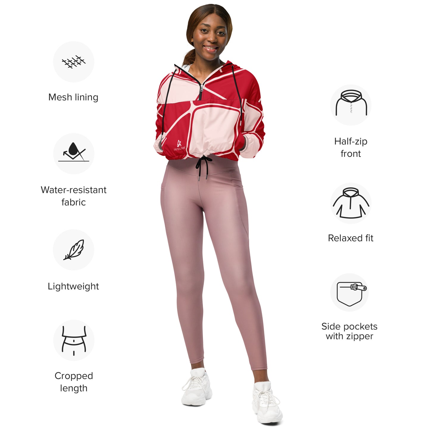 iAmputee Women’s cropped windbreaker