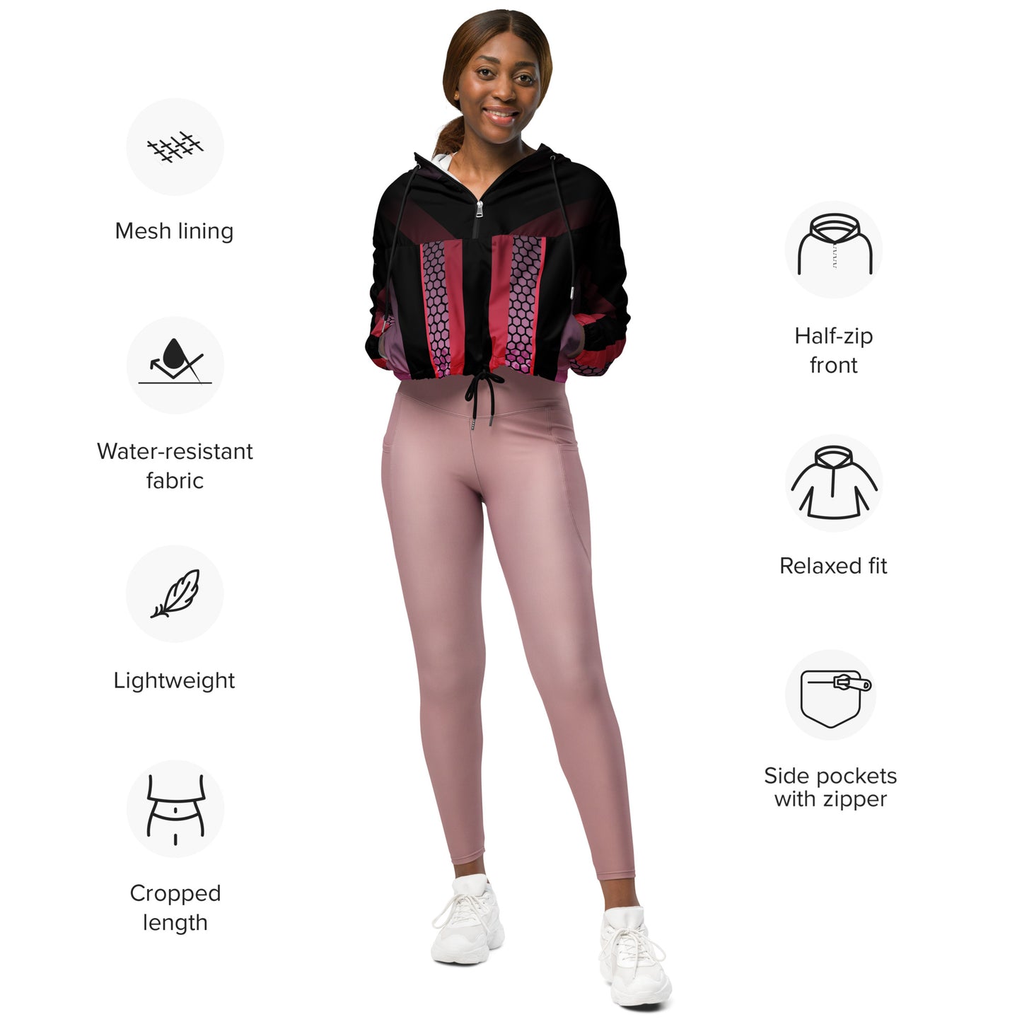 iAmputee Women’s cropped windbreaker