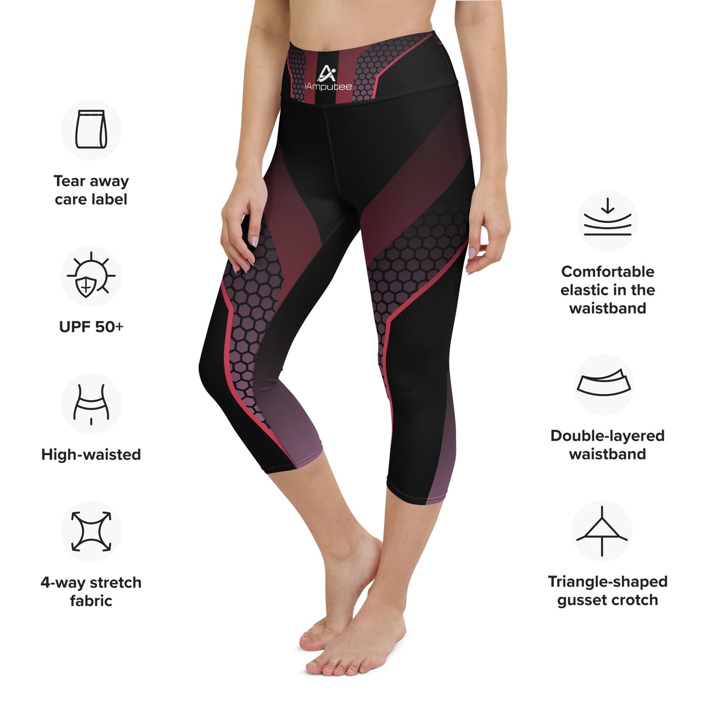 iAmputee Yoga Capri Leggings