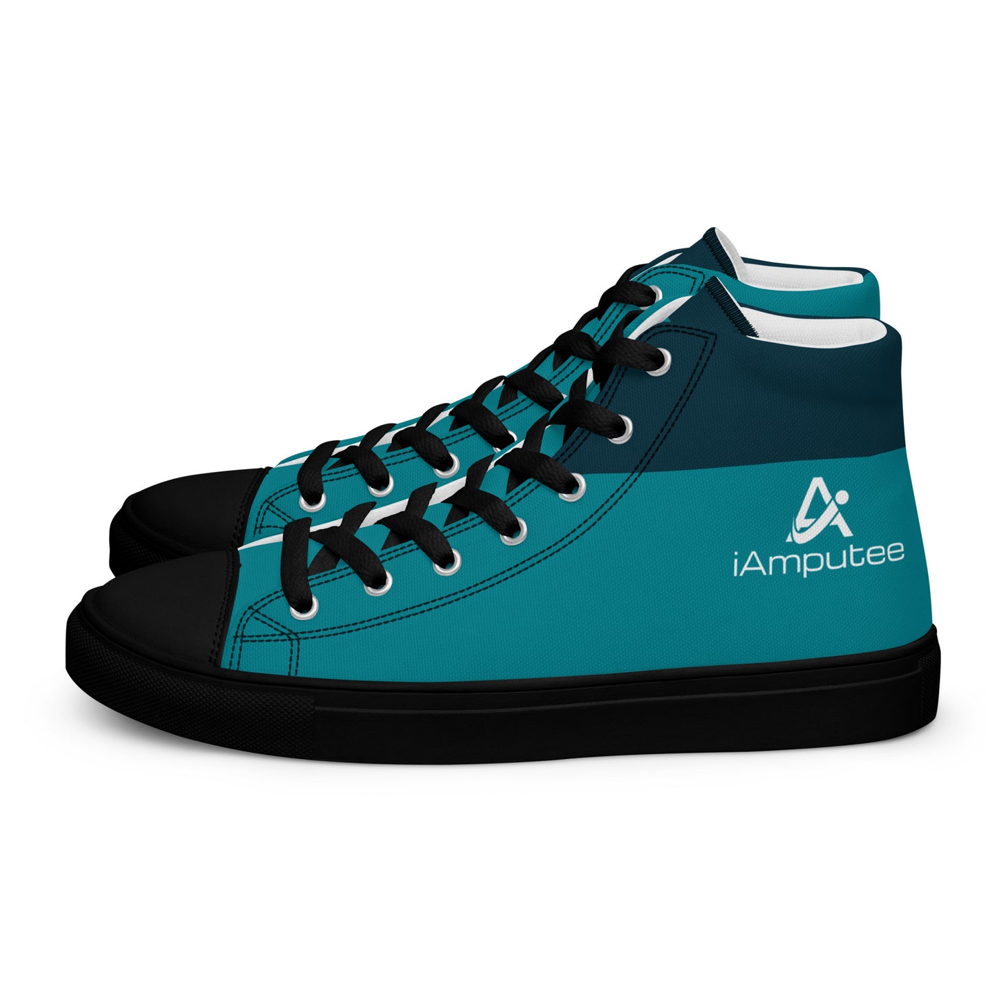 iAmputee Men’s high top canvas shoes
