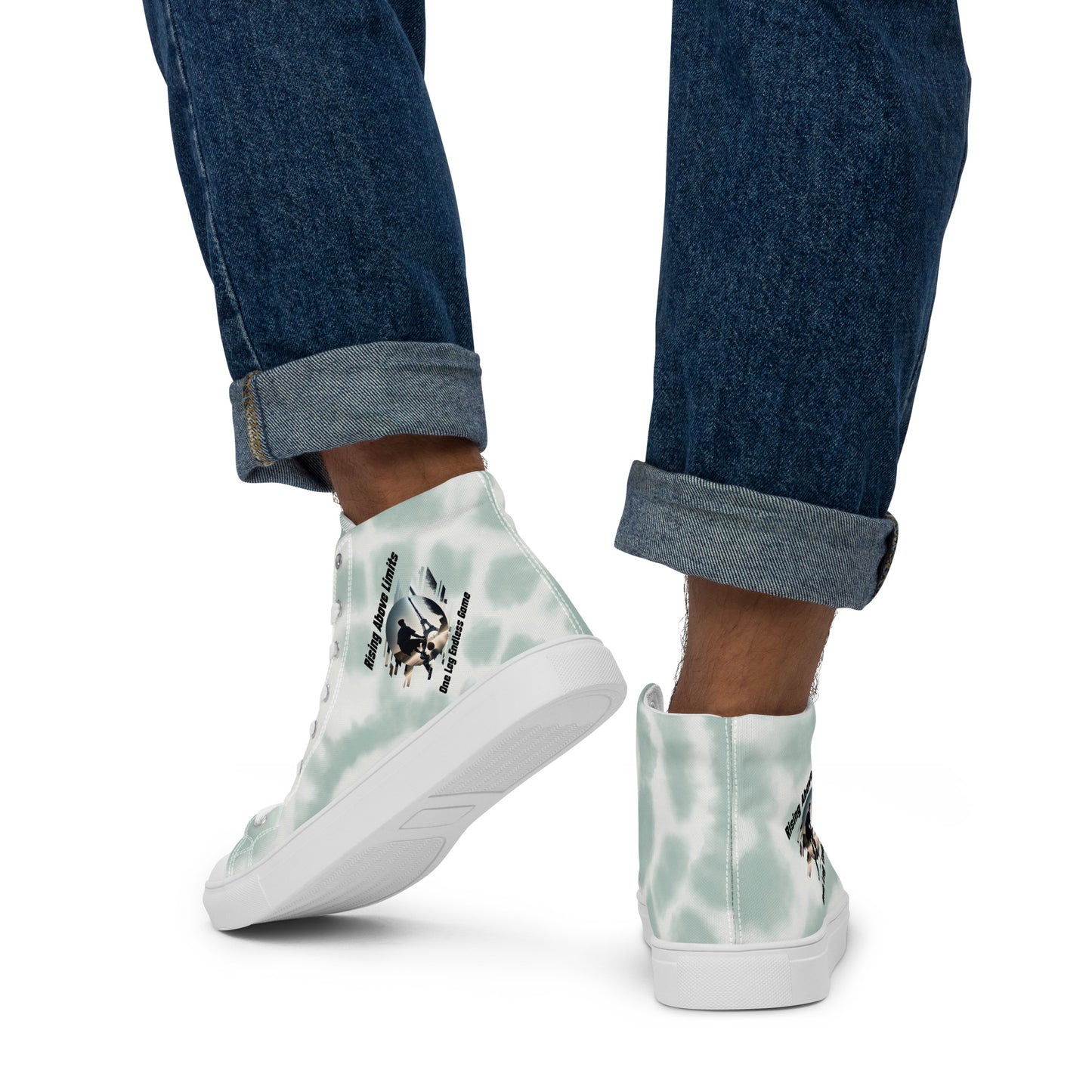 Basket in Paris Men’s high top canvas shoes