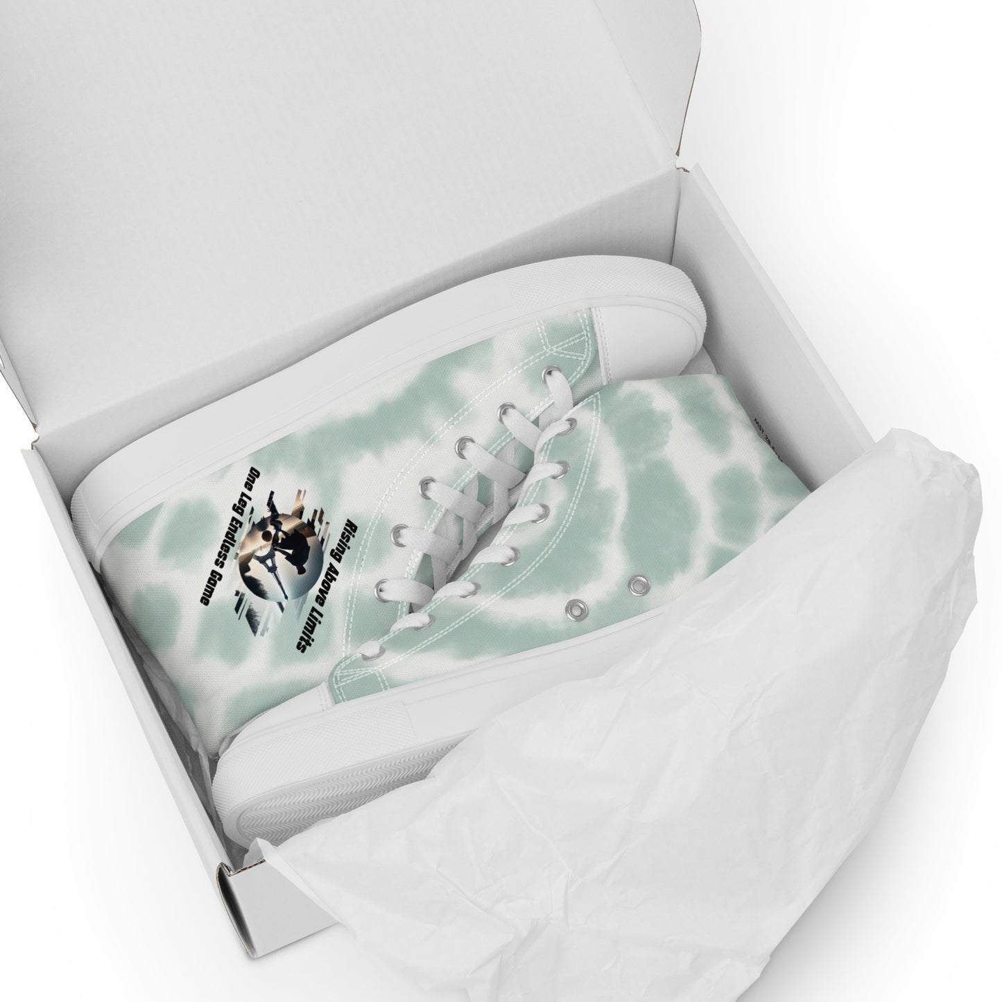 Basket in Paris Men’s high top canvas shoes