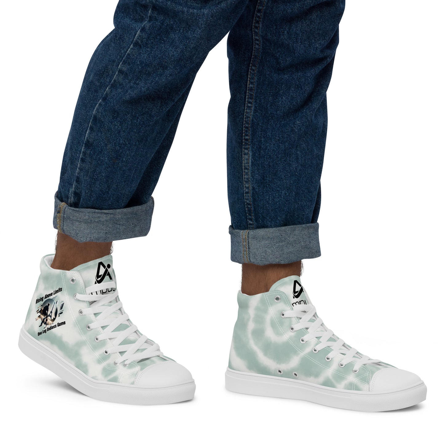 Basket in Paris Men’s high top canvas shoes