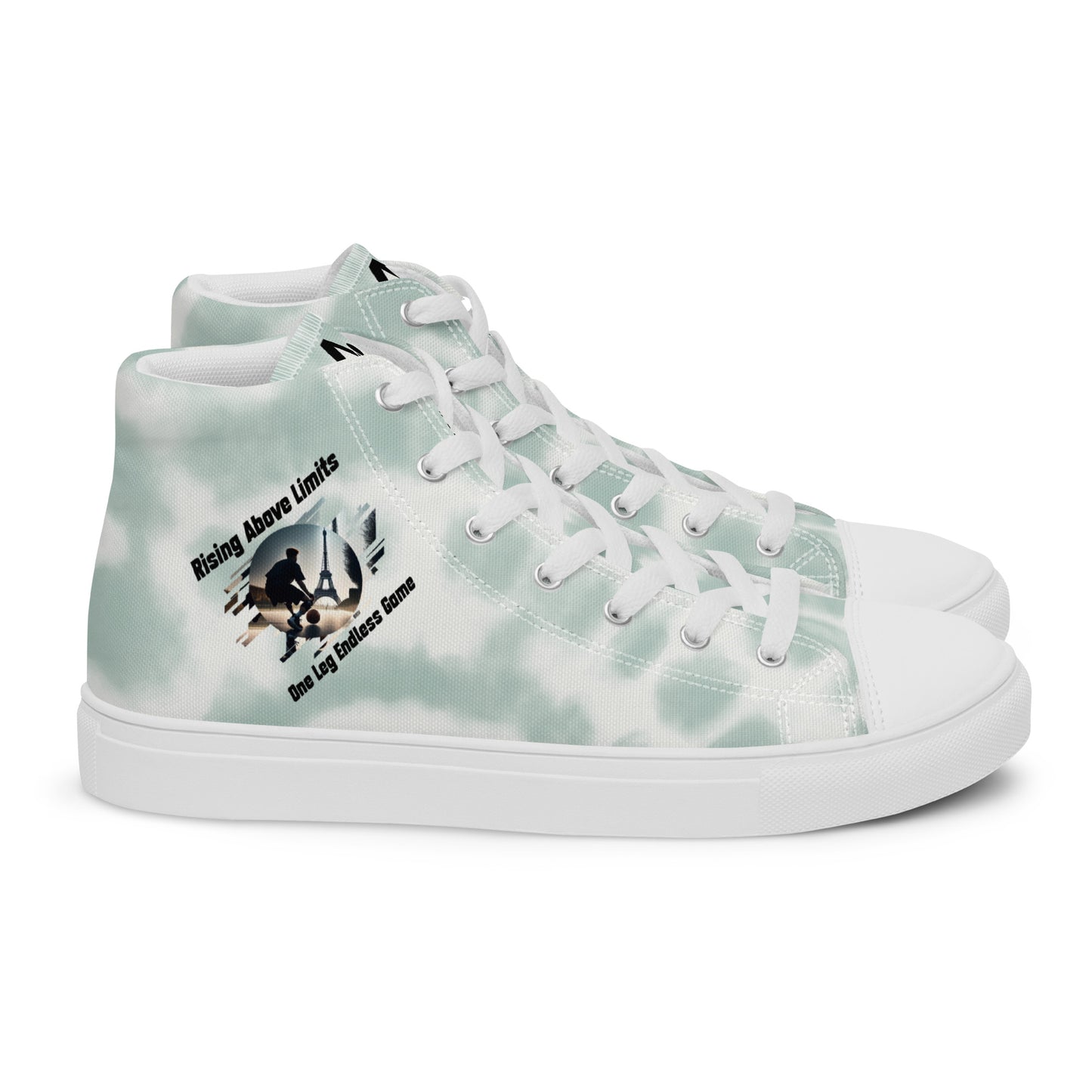 Basket in Paris Men’s high top canvas shoes