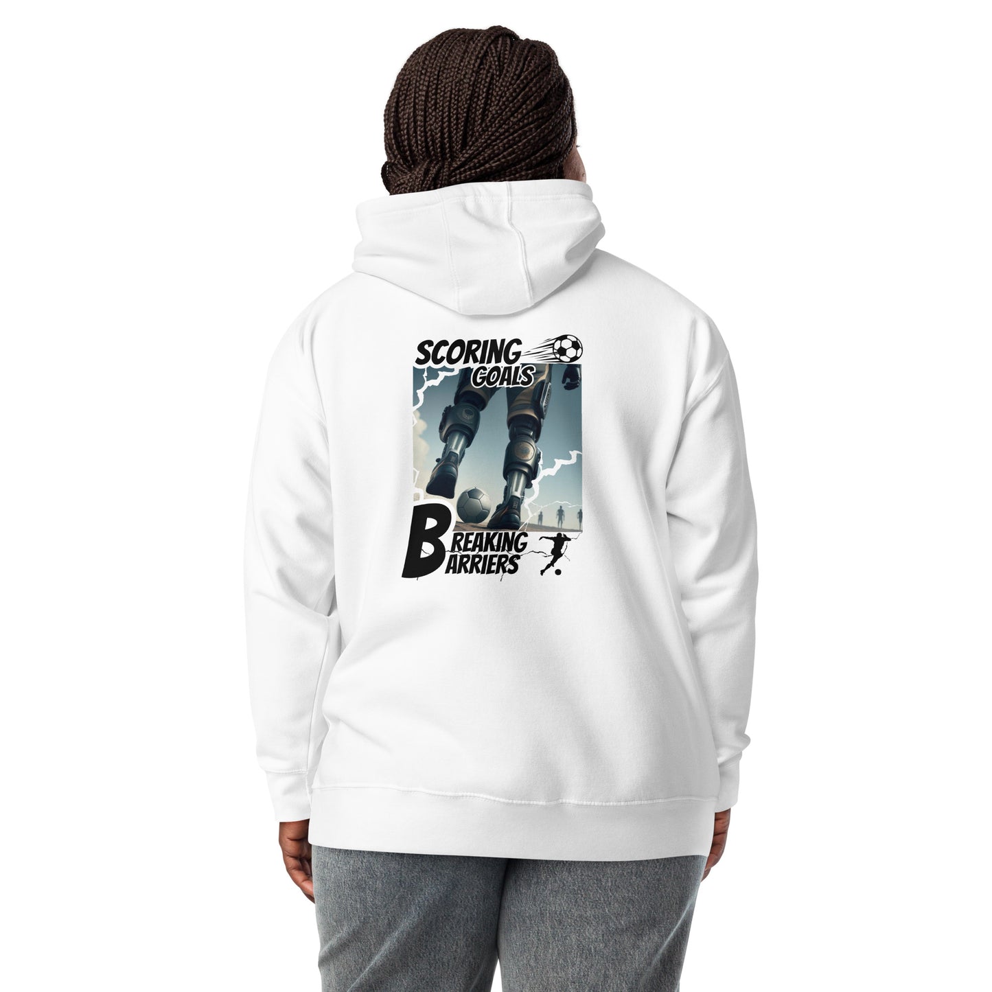 Prosthetic Football Sudadera con capucha unisex