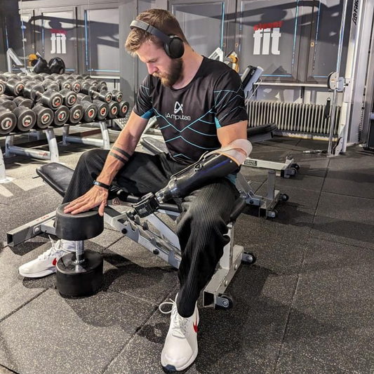 iAmputee Men's Athletic T-shirt
