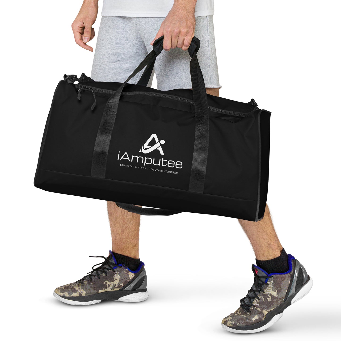 iAmputee Black Duffle bag