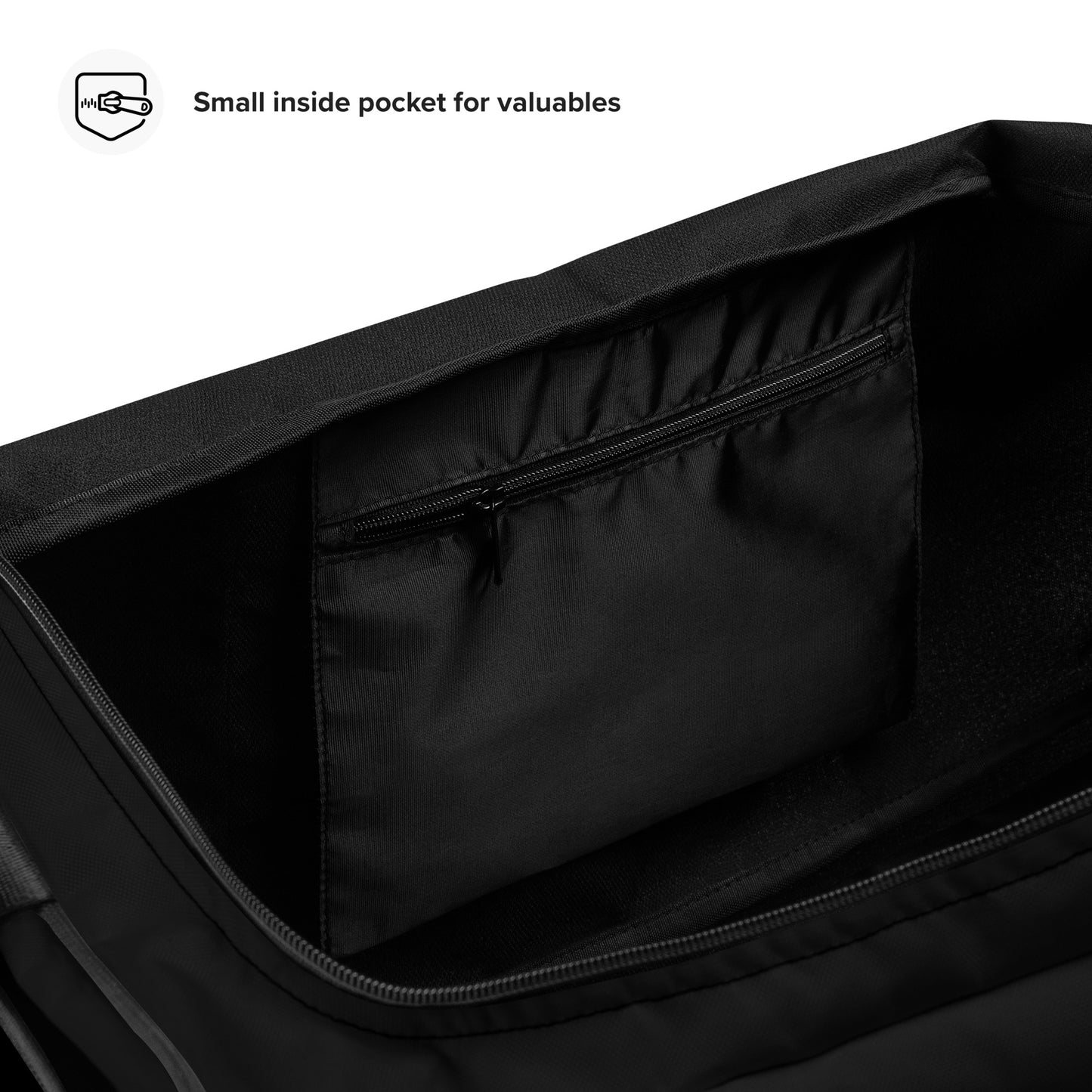 iAmputee Black & White Duffle bag