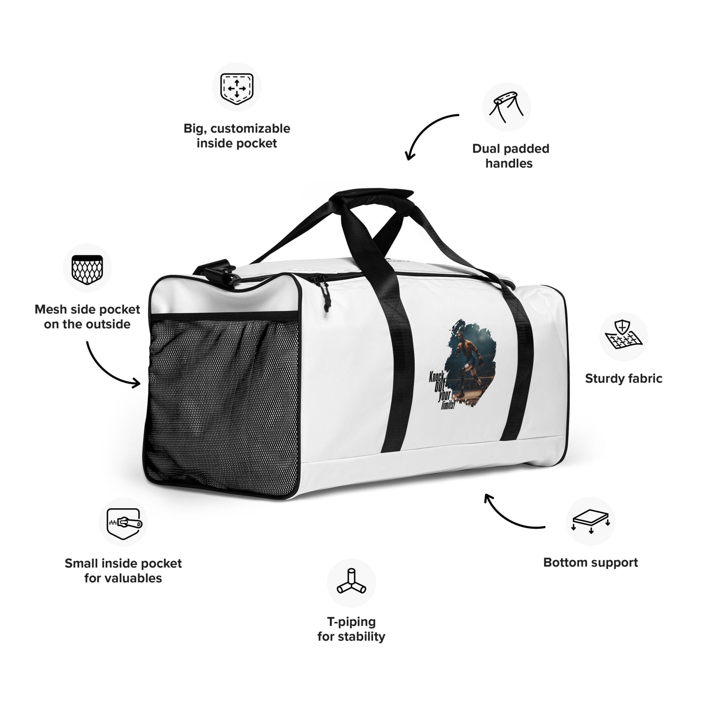 Bolsa de Desporto Boxing iAmputee