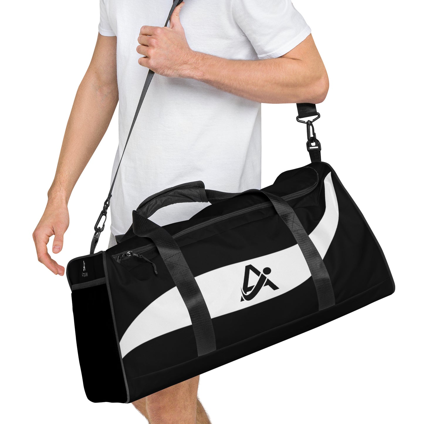 iAmputee Black & White Duffle bag
