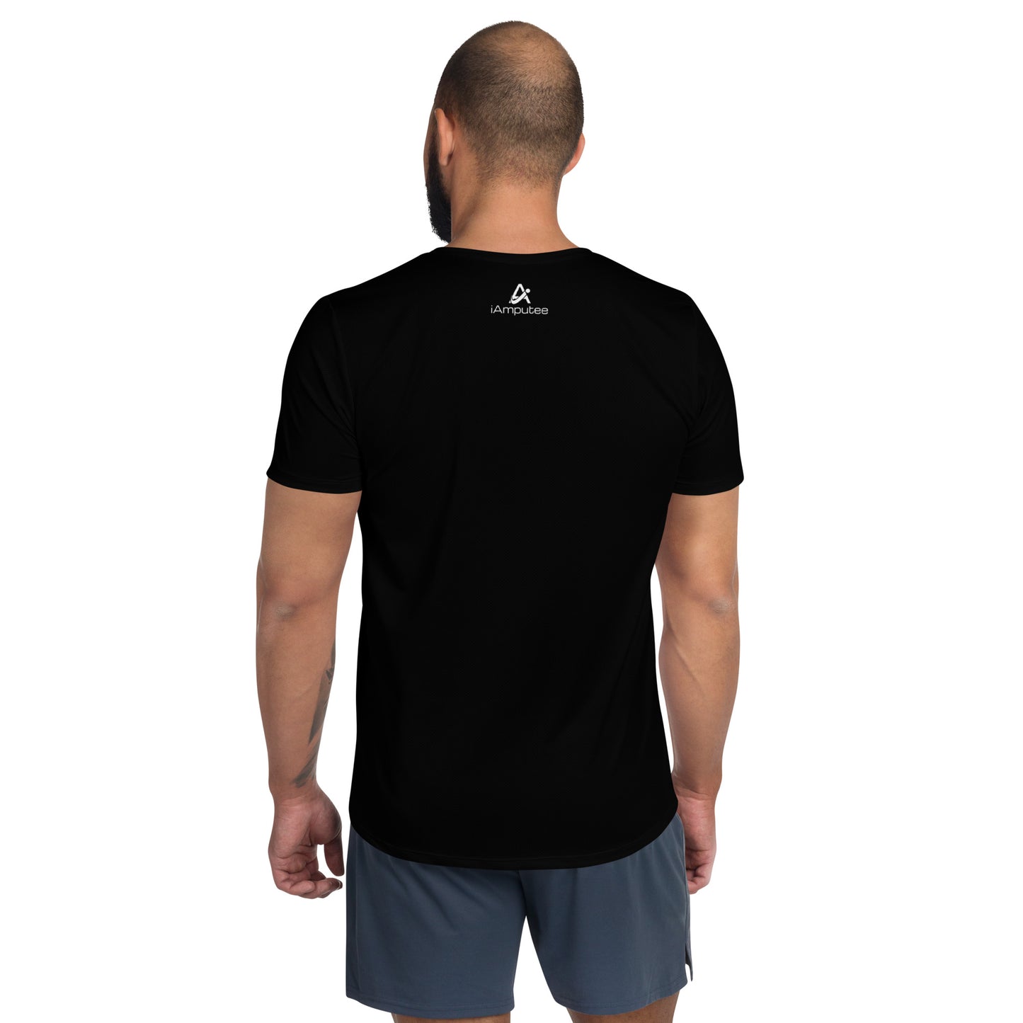 iAmputee Black Men's Athletic T-shirt